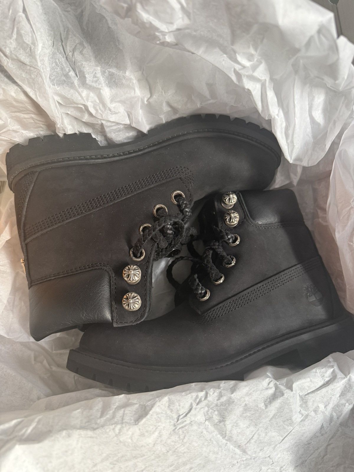 Chrome Hearts × Timberland Chrome Hearts Timberland boots wSZ7 DS Size US 7 / IT 37 - 1 Thumbnail