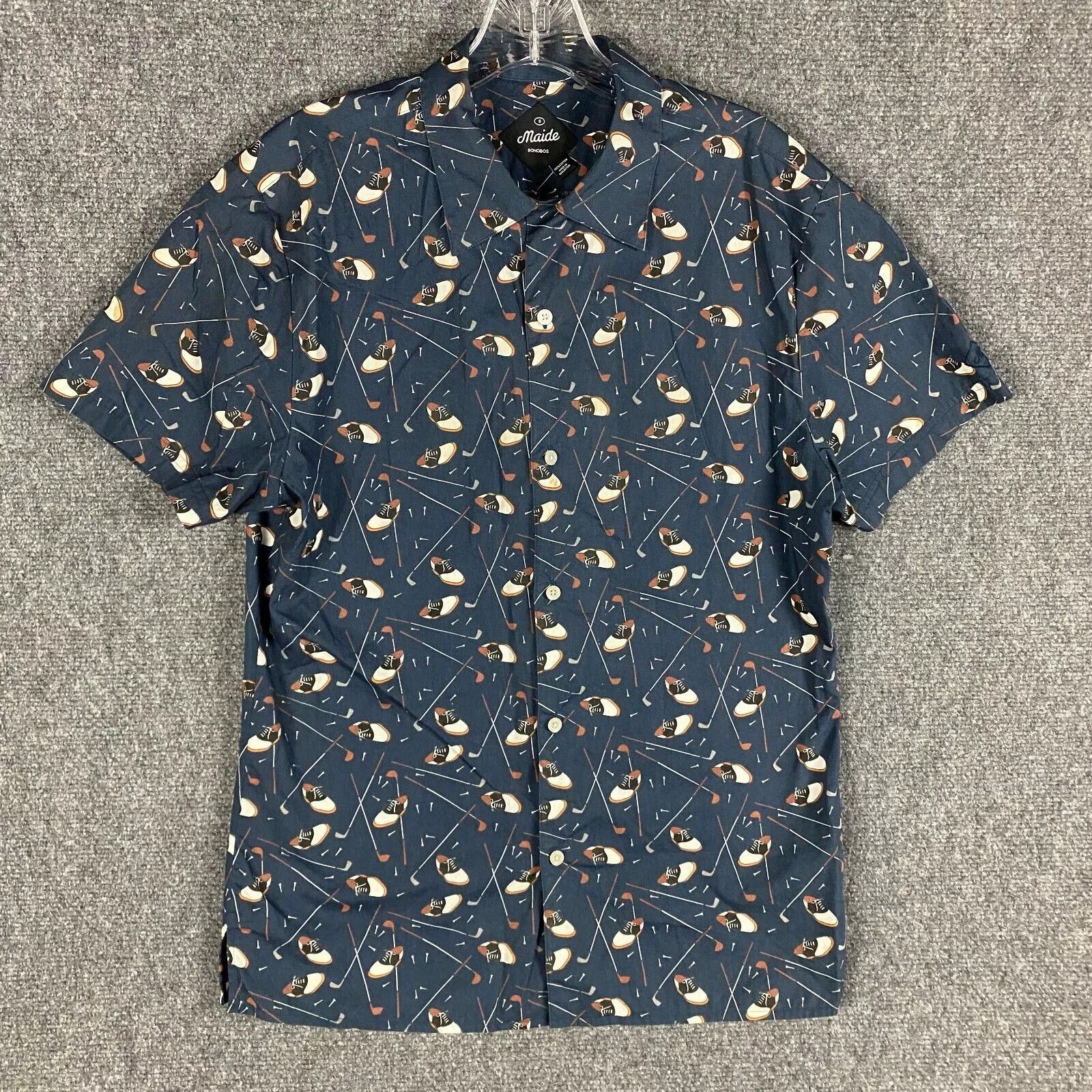 Bonobos Bonobos Maide Button Up Shirt Men's Small Short Sleeve S Size US S / EU 44-46 / 1 - 1 Thumbnail