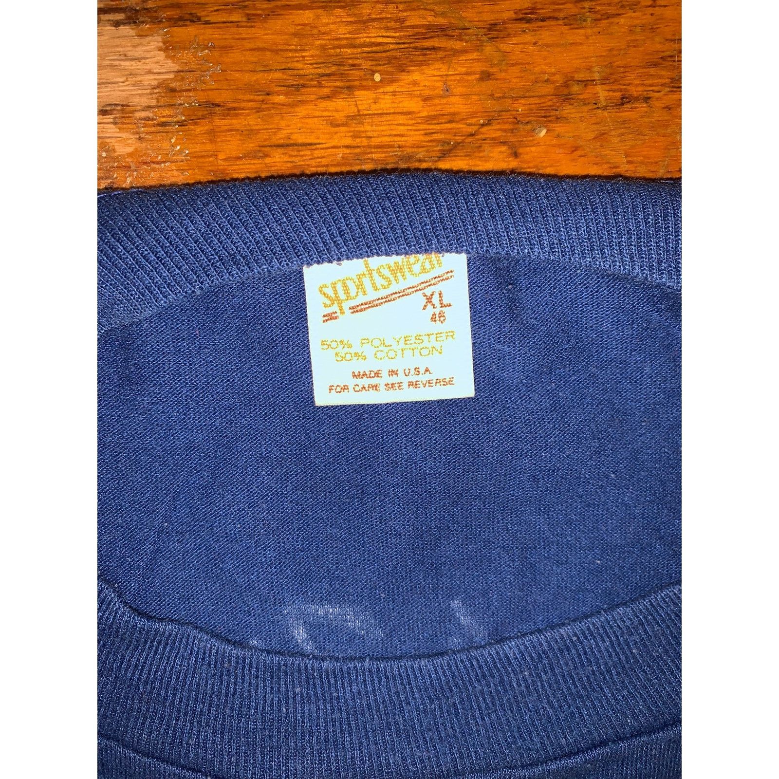 Other × Vintage Vintage 1984 Catfish Derby T Shirt XL Blue Single Stitch USA Size US L / EU 52-54 / 3 - 6 Thumbnail