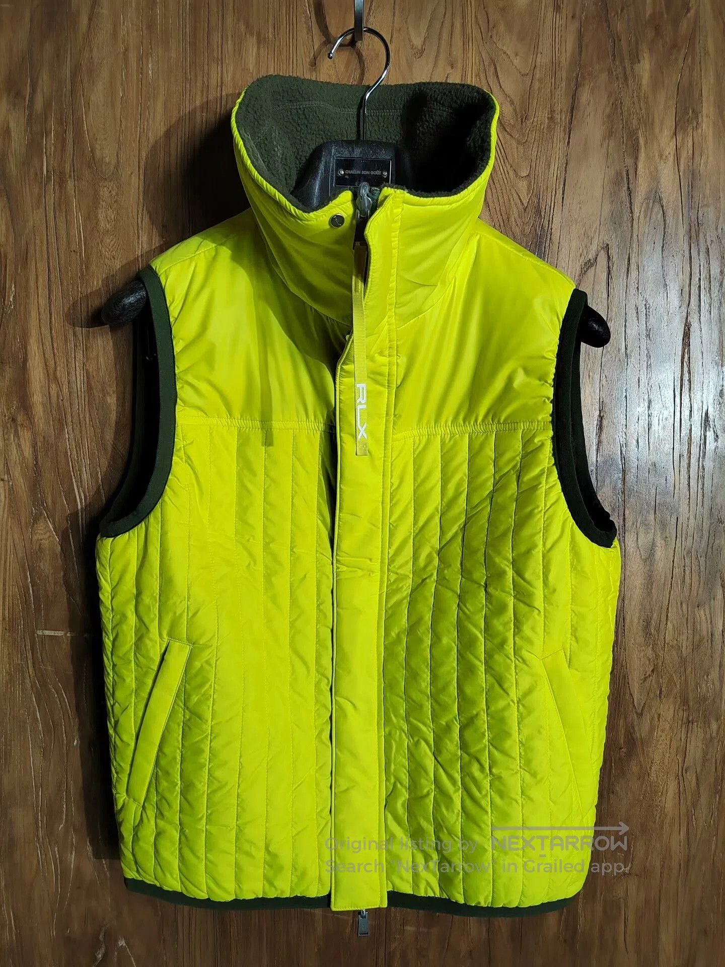 RLX Ralph Lauren RLX Reversible Vest in Neon Yellow. Size US S / EU 44-46 / 1 - 3 Thumbnail