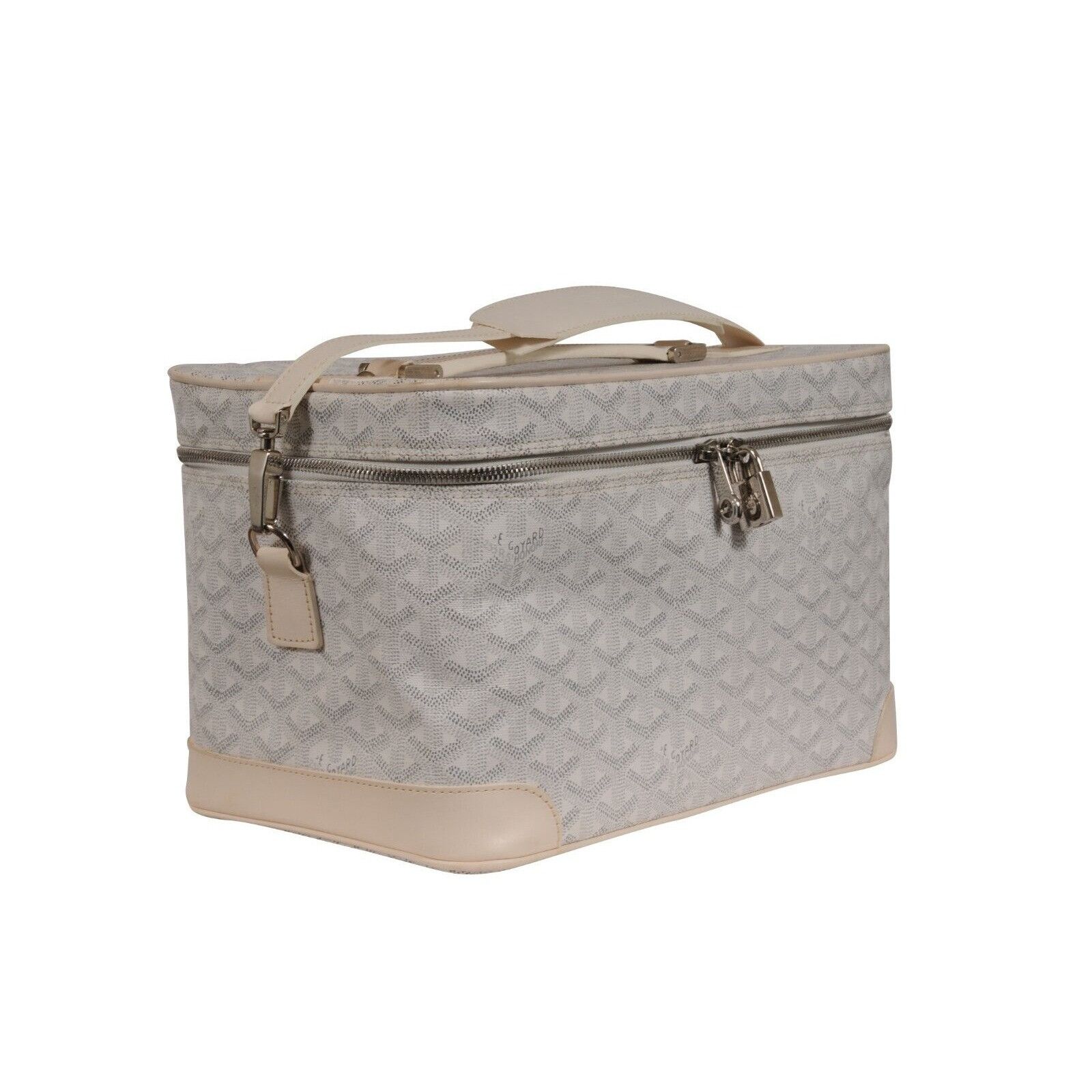 Goyard Vintage 2000's Y2k Vanity Train Case Canvas Bag - 02252 Size ONE SIZE - 9 Thumbnail