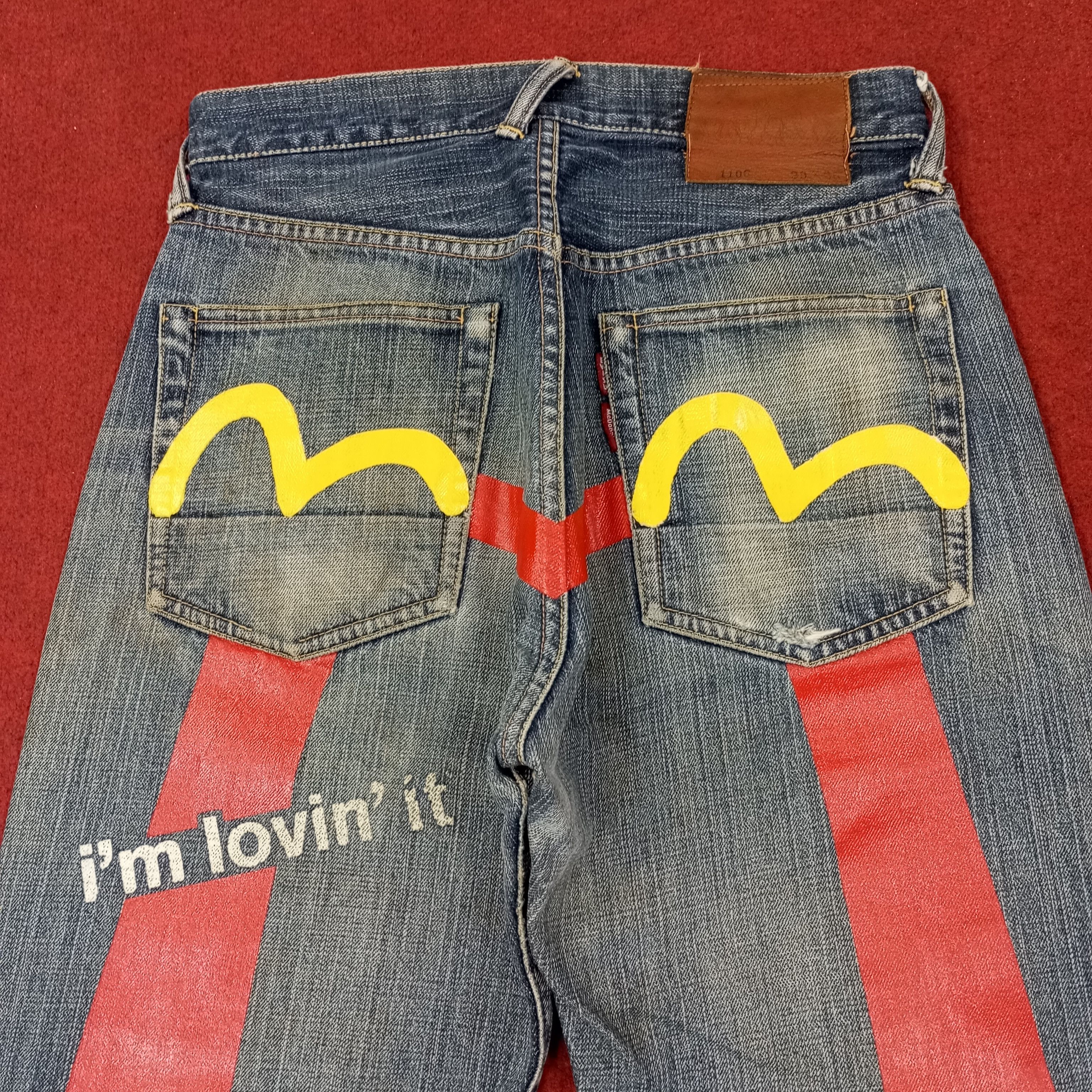 Evisu Evisu X McDonald Japanese Brand Custom Daicock Jeans c252n25 Size US 28 / EU 44 - 2 Thumbnail