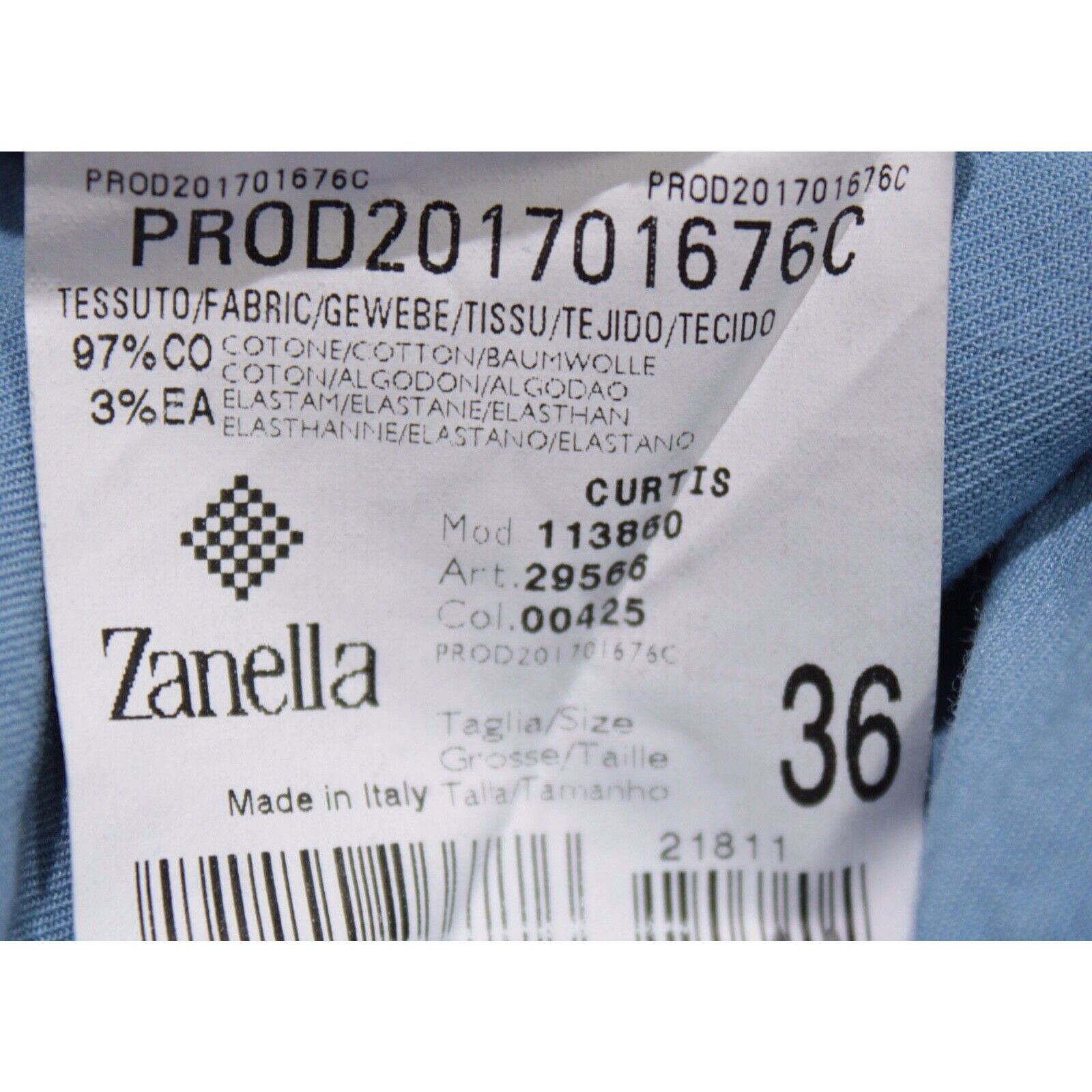 Zanella Zanella New with tags Chino Size 38 US In Blue Size US 38 / EU 54 - 5 Thumbnail
