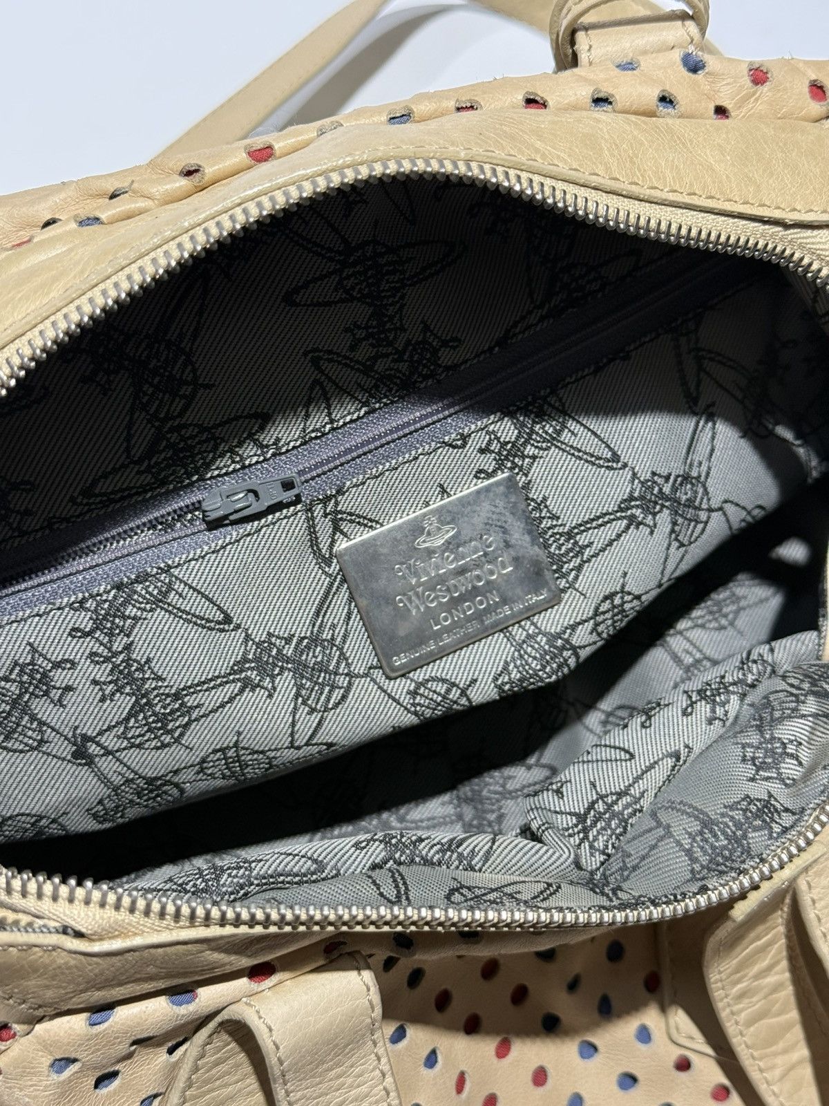 Vivienne Westwood Vivienne Westwood Perforated Leather Shoulder Bag Size ONE SIZE - 12 Thumbnail