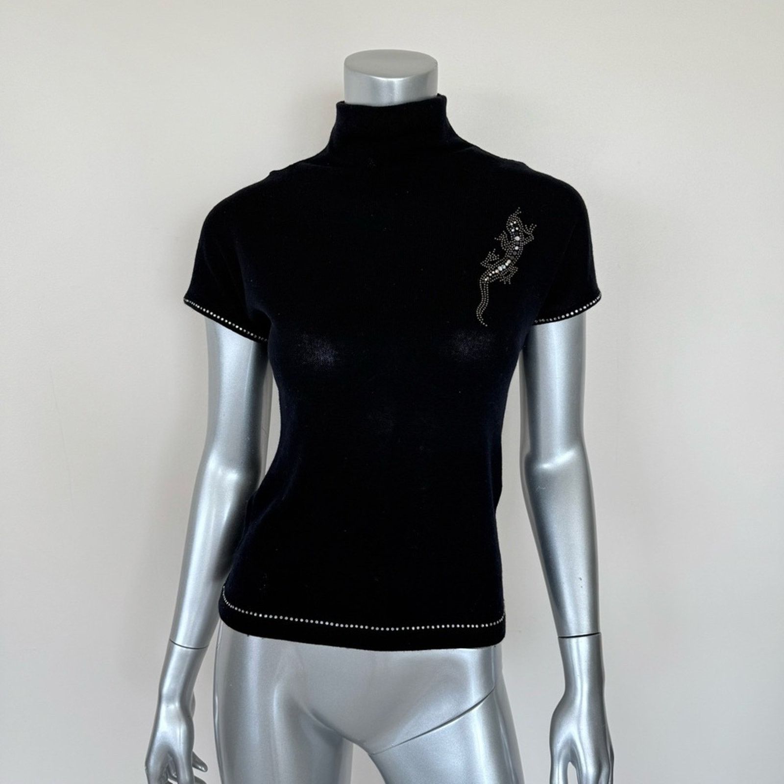 Other Women wool short sleeve top size S Size S / US 4 / IT 40 - 1 Thumbnail