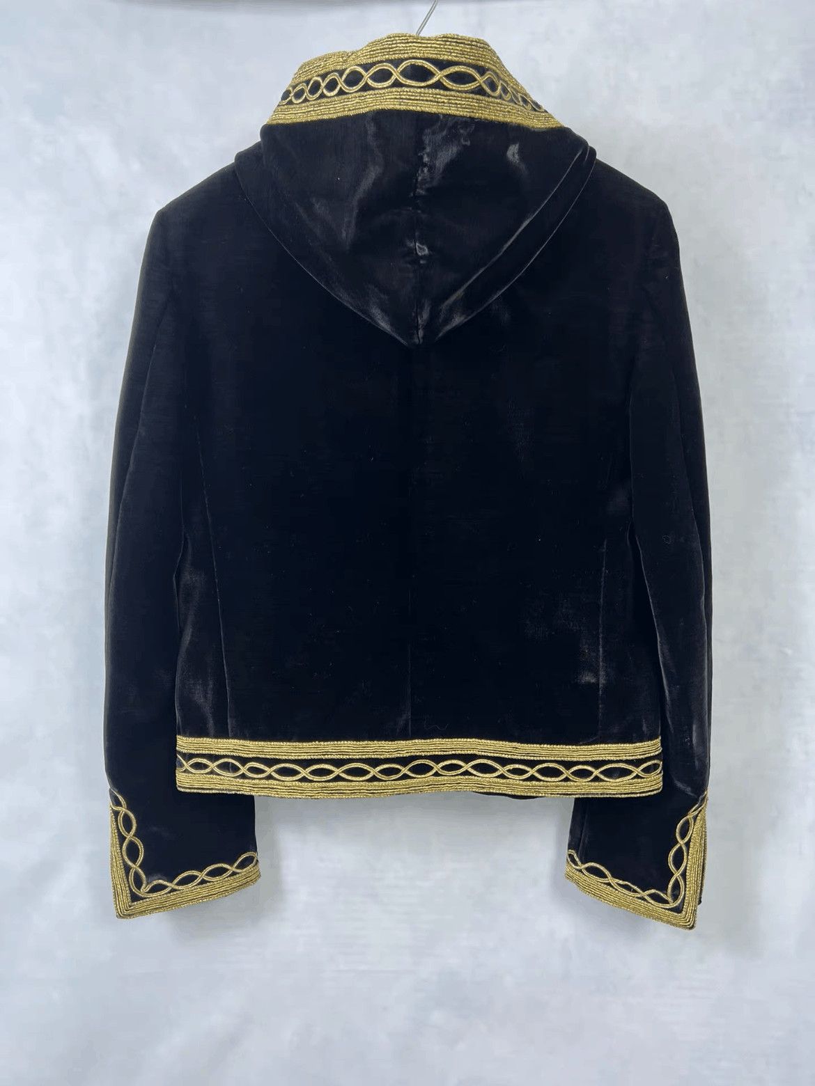 Saint Laurent Paris Sz 48 Saint Laurent Paris 18AW Golder Lining Velvet Jacket Size US M / EU 48-50 / 2 - 2 Thumbnail