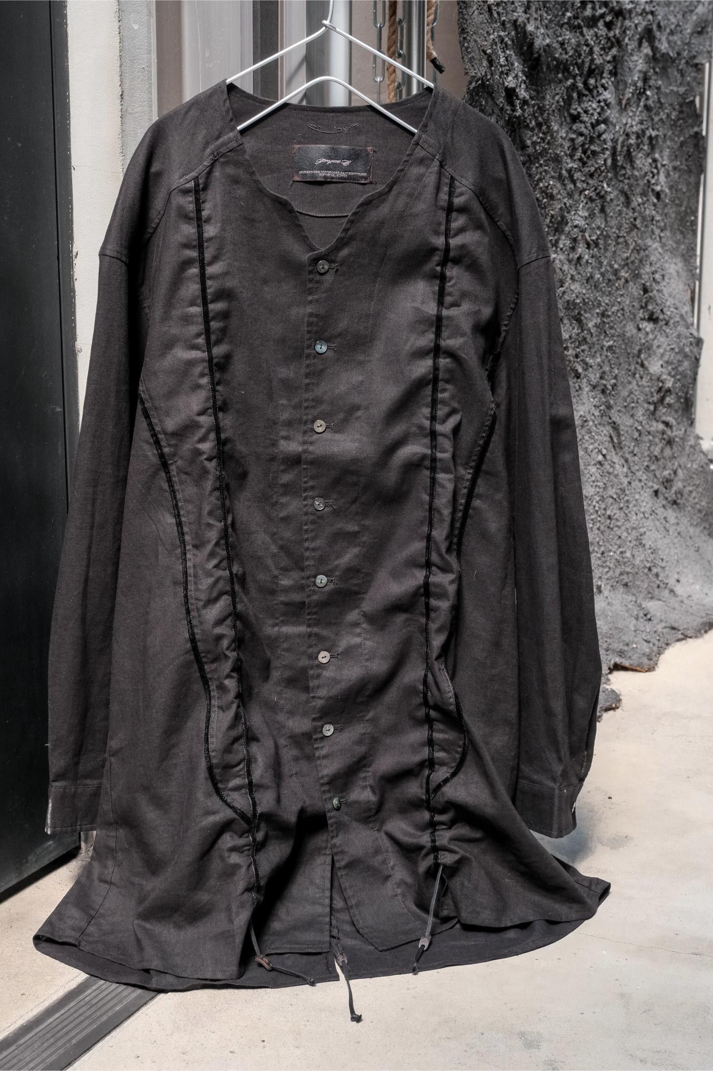 Professor.E Professor.E 23FW-PE-LSH-03 Oversized Drawstring Shirt Size US M / EU 48-50 / 2 - 1 Thumbnail