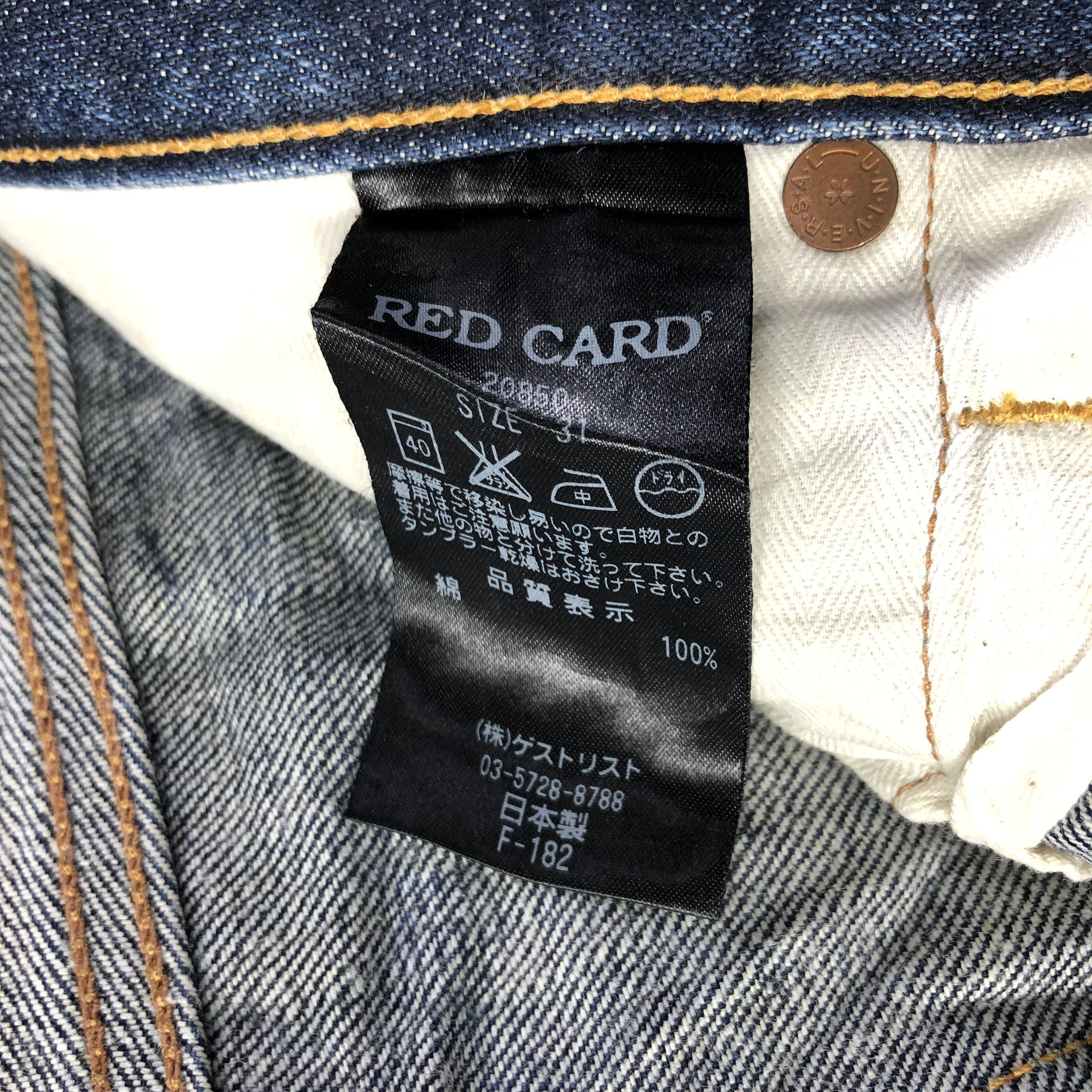 Vintage Vintage Red Card Jeans-J4563 Size US 32 / EU 48 - 9 Thumbnail