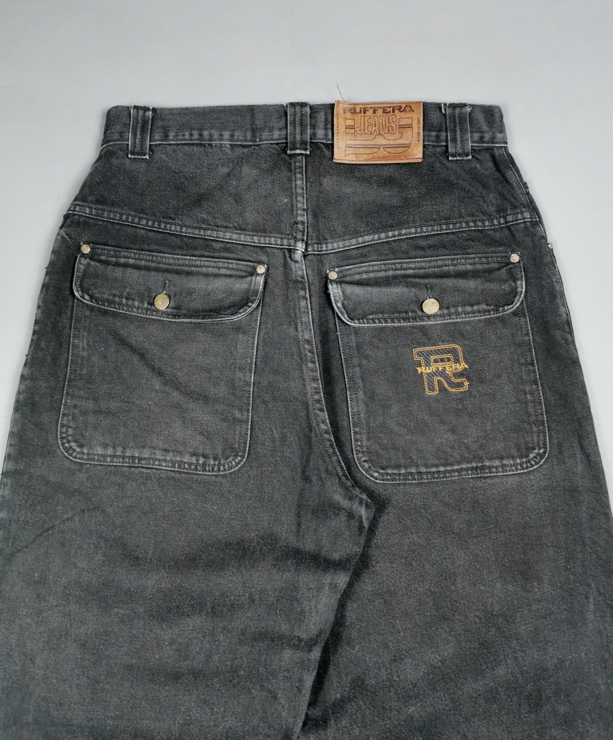 Ruff Ryders Baggy Crash Legs Ruff Ryders Ruffera Jeans Thrashed Size US 34 / EU 50 - 2 Thumbnail