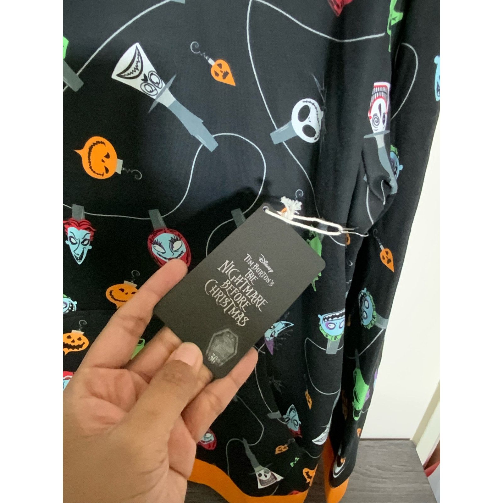 Unknown London Loungefly x Disney Nightmare Before Christmas Unisex Hoodie Size XL / US 12-14 / IT 48-50 - 8 Thumbnail
