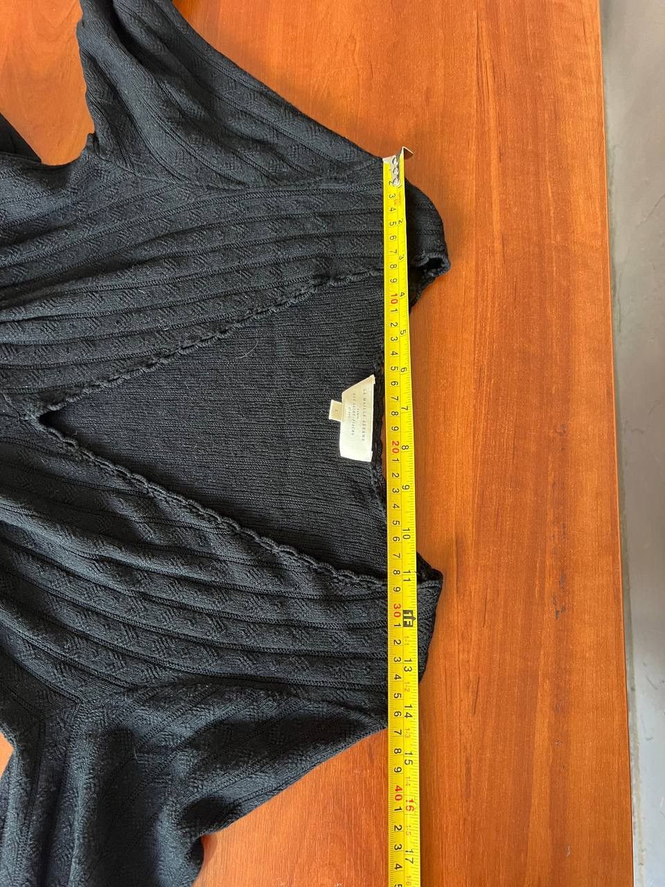 Sezane SEZANE PARIS RARE BLACK VISCOSE SOLID EVENING MID DRESS SZ L Size L / US 10 / IT 46 - 12 Thumbnail