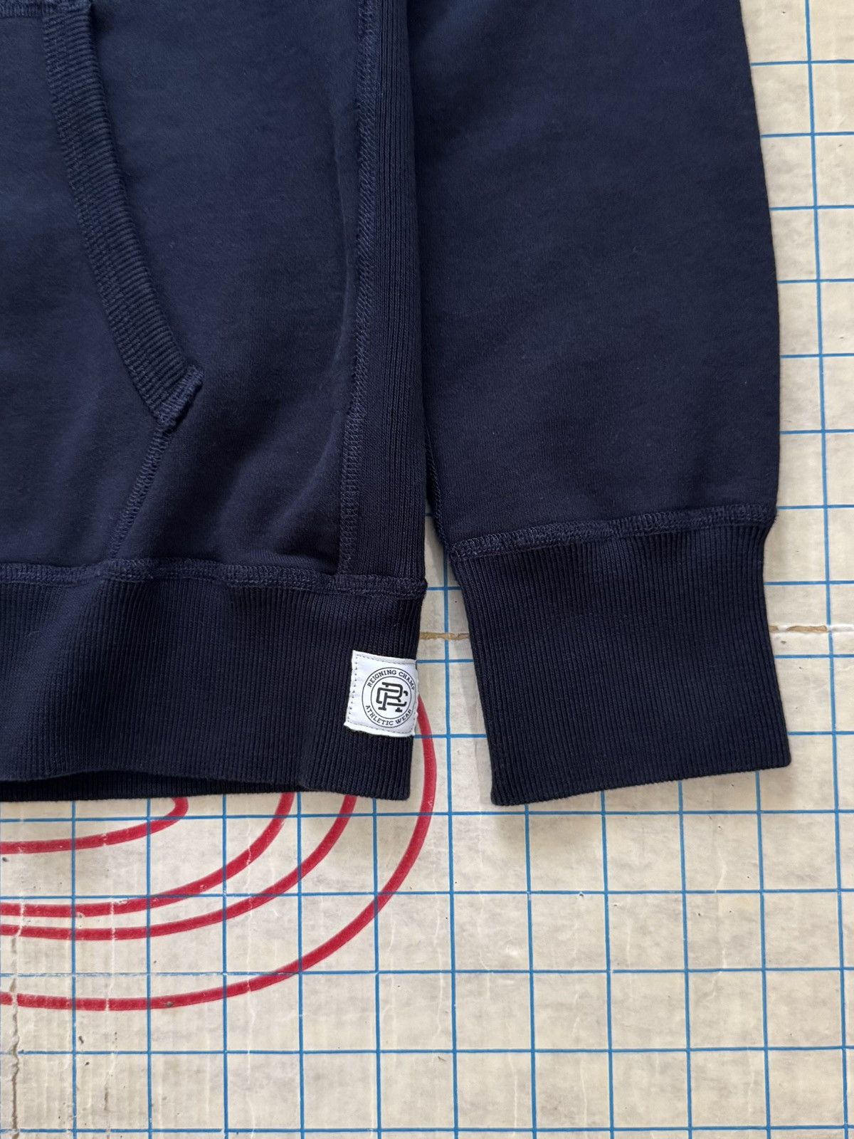 Reigning Champ Reigning Champ Midweight Pull Over Hoodie Small Dark Navy Size US S / EU 44-46 / 1 - 3 Thumbnail