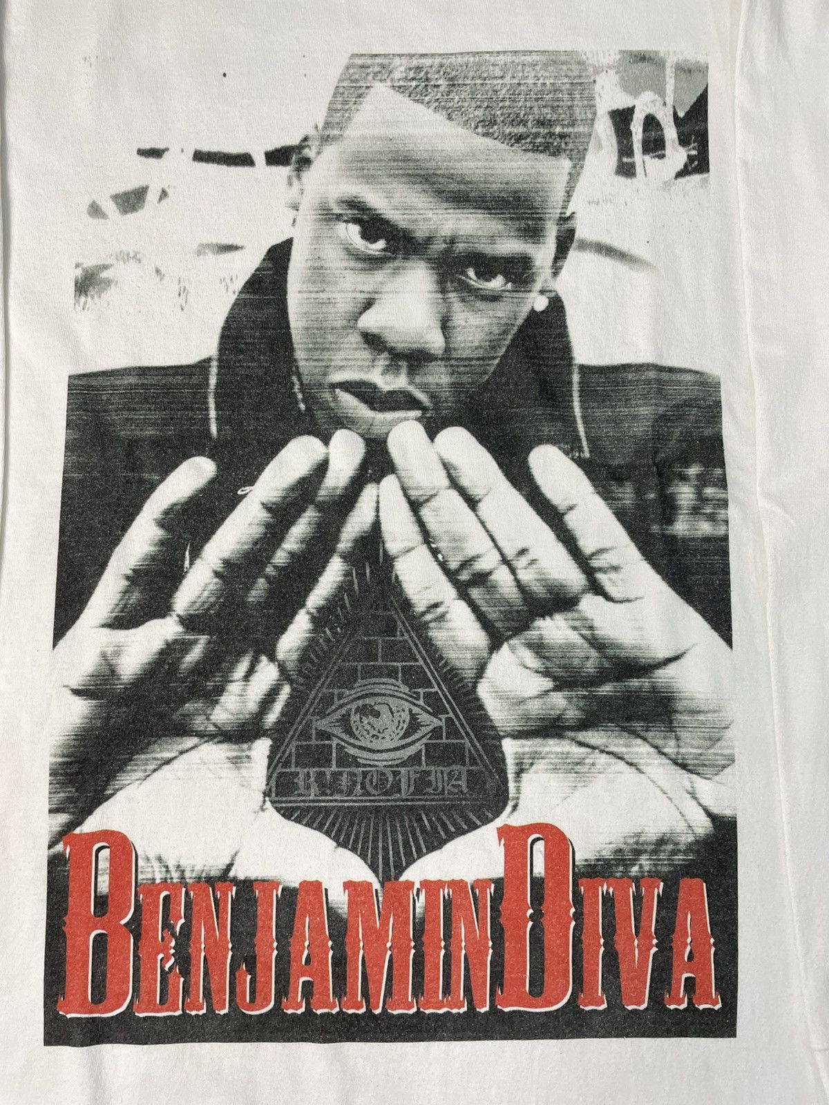 Jay-Z × Rap Tees × Vintage Vintage Jay Z Benjamin Diva Shirt Size US L / EU 52-54 / 3 - 2 Thumbnail