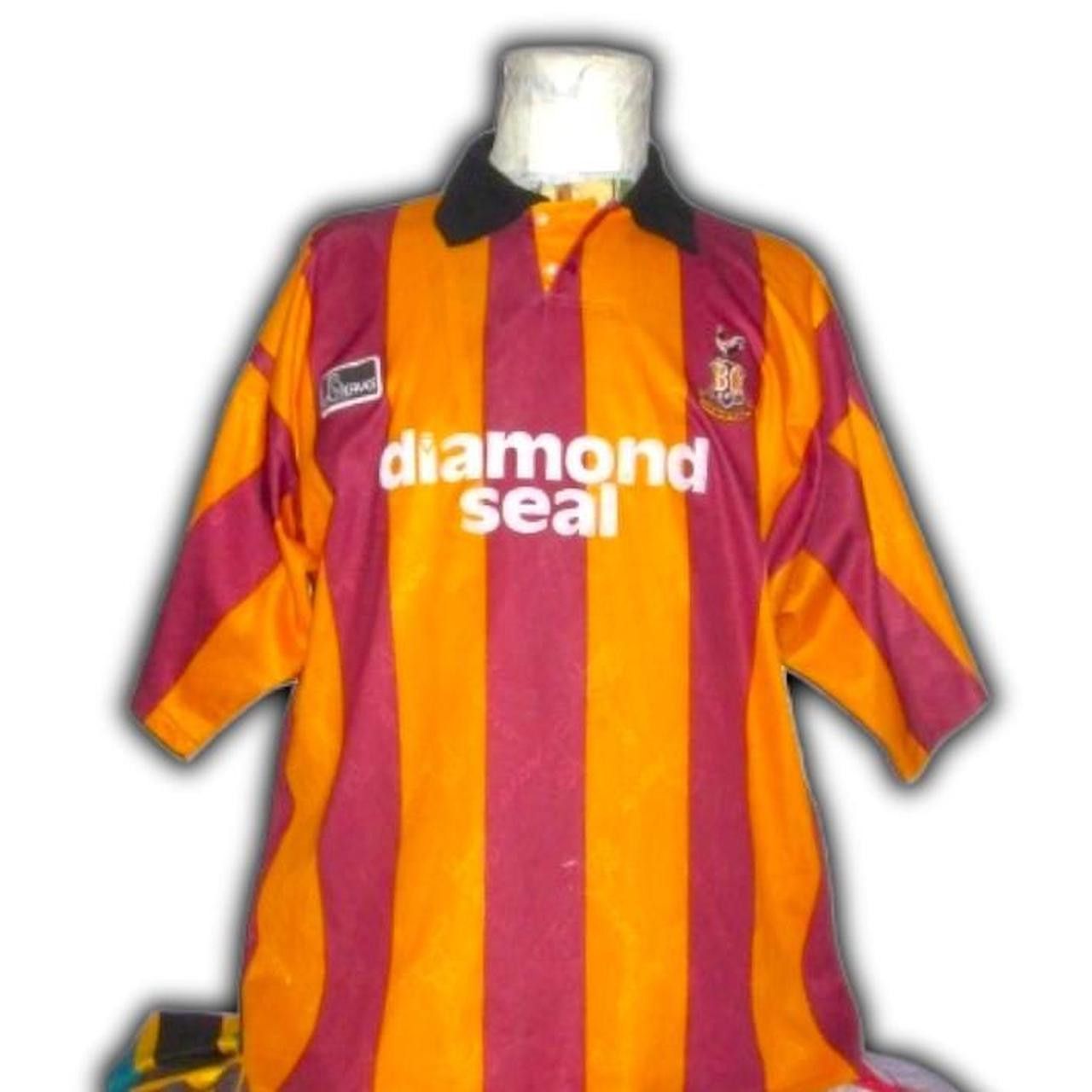 Other Bradford City 1994 1995 1996 1997 Home shirt jersey trikot Size US XL / EU 56 / 4 - 3 Thumbnail