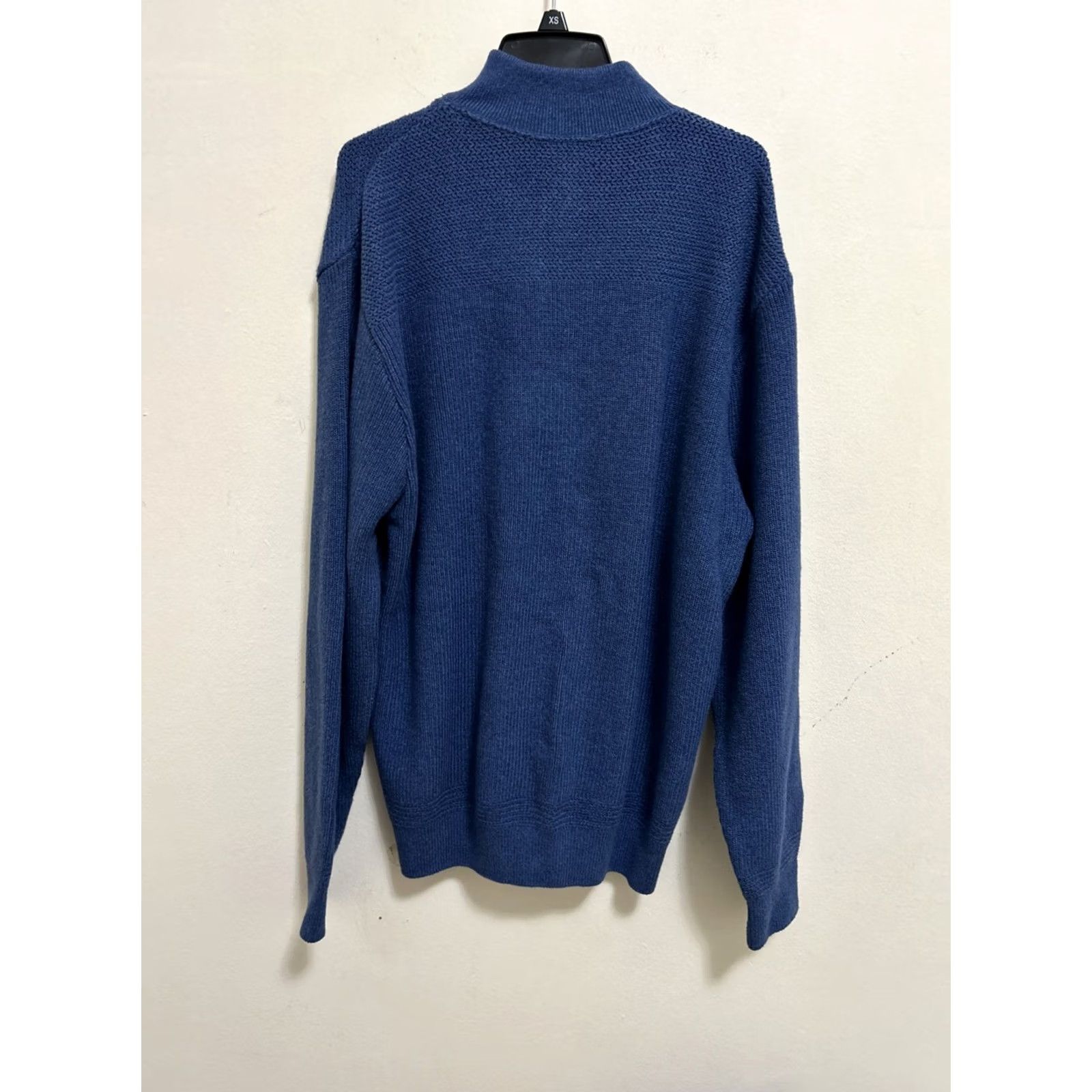 Vintage VINTAGE L.L. Bean Fishermen Sweater Mens L Blue Henley Crew Neck Knit Pullover Made in USA G718 Size US L / EU 52-54 / 3 - 7 Thumbnail