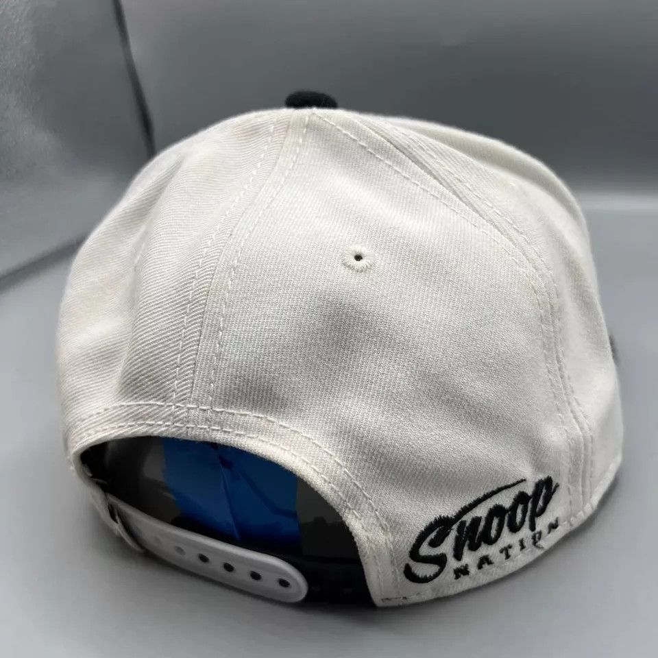 NEFF Snoop Nation Hat Men White Embroidered Neff Snap Back Cap Size ONE SIZE - 4 Thumbnail