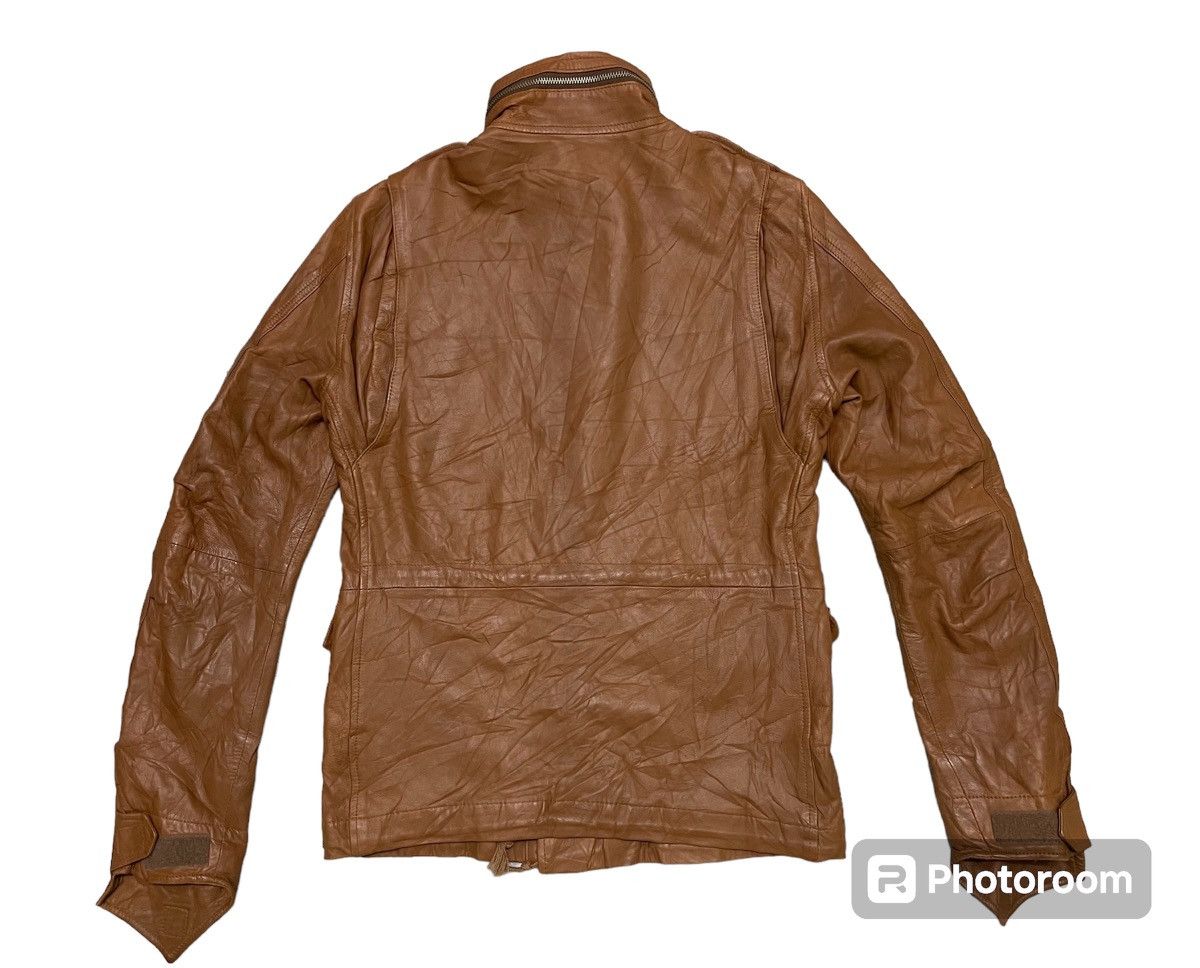 PPFM 2000s PPFM MULTI-POCKET LEATHER JACKET Size US M / EU 48-50 / 2 - 2 Thumbnail