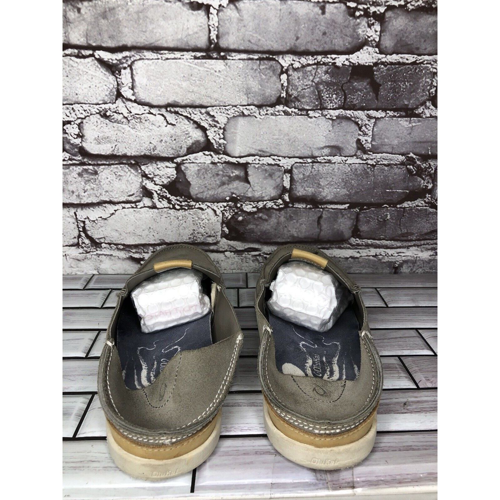 Olukai Olukai Mens Nalukai Kala Slip On Loafer Gray Suede Convertib Size US 8 / EU 41 - 4 Thumbnail