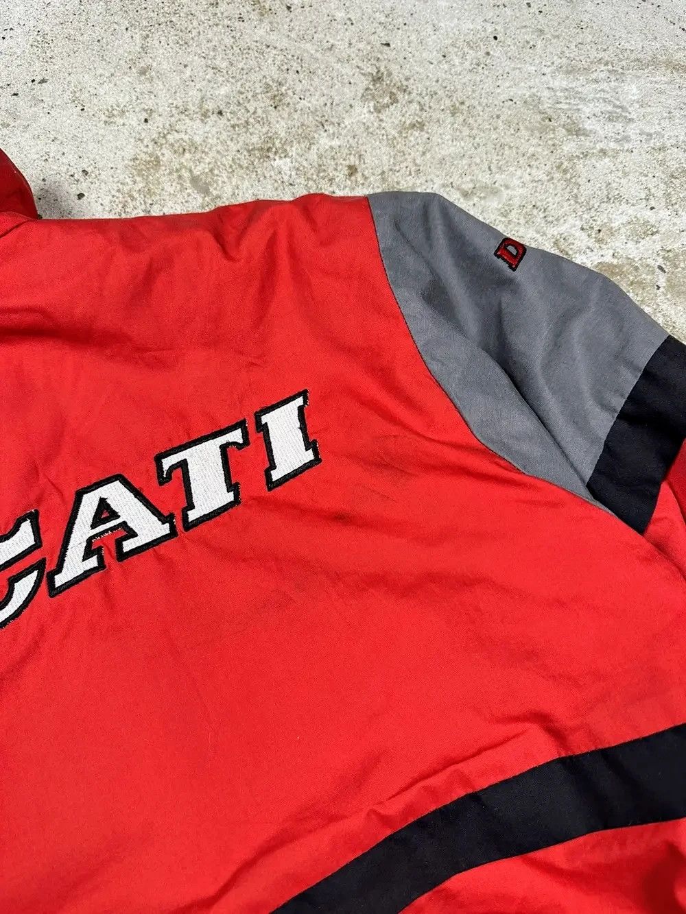 Vintage 💥 Ducati Motorcycle Bombers Racing Jacket Biker Streetwear Size US XL / EU 56 / 4 - 8 Thumbnail