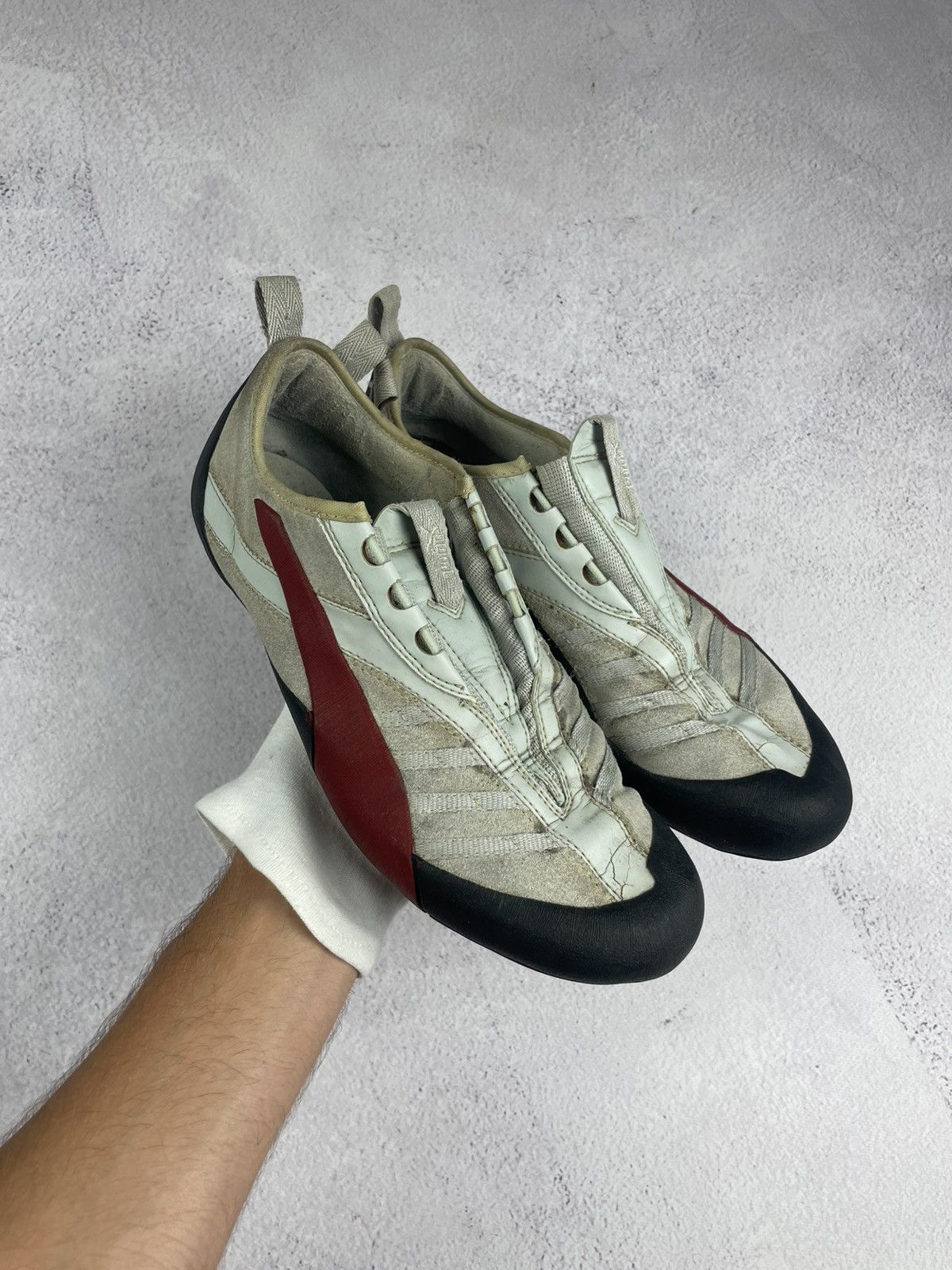 Puma Puma Vintage Climbing Shoes Red Gray Size US 8.5 / EU 41 Size US 8.5 / EU 41-42 - 3 Thumbnail