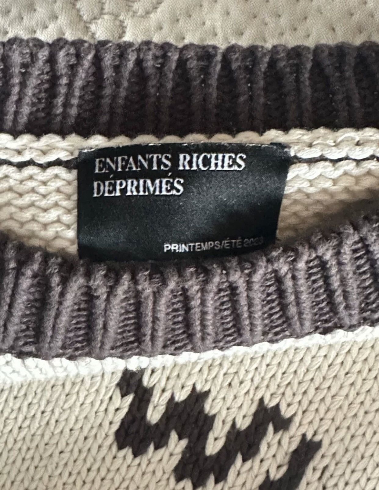 Enfants Riches Deprimes Enfants Riches Deprimes Portrait sweater Size US M / EU 48-50 / 2 - 5 Thumbnail
