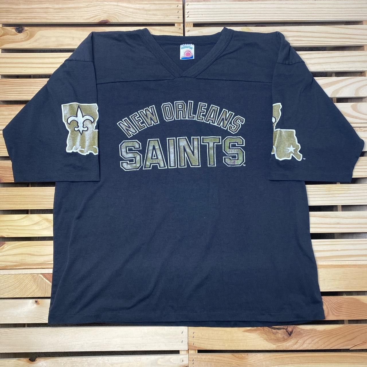 Other Vintage NFL New Orleans Stains Black Football Tee Size XL Size US XL / EU 56 / 4 - 1 Thumbnail