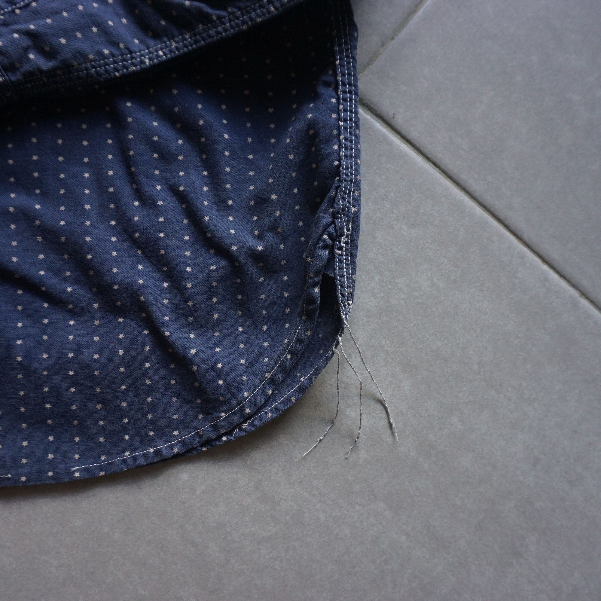 Japanese Brand × Pherrow's Pherrow indigo star work shirt Size US XL / EU 56 / 4 - 7 Thumbnail