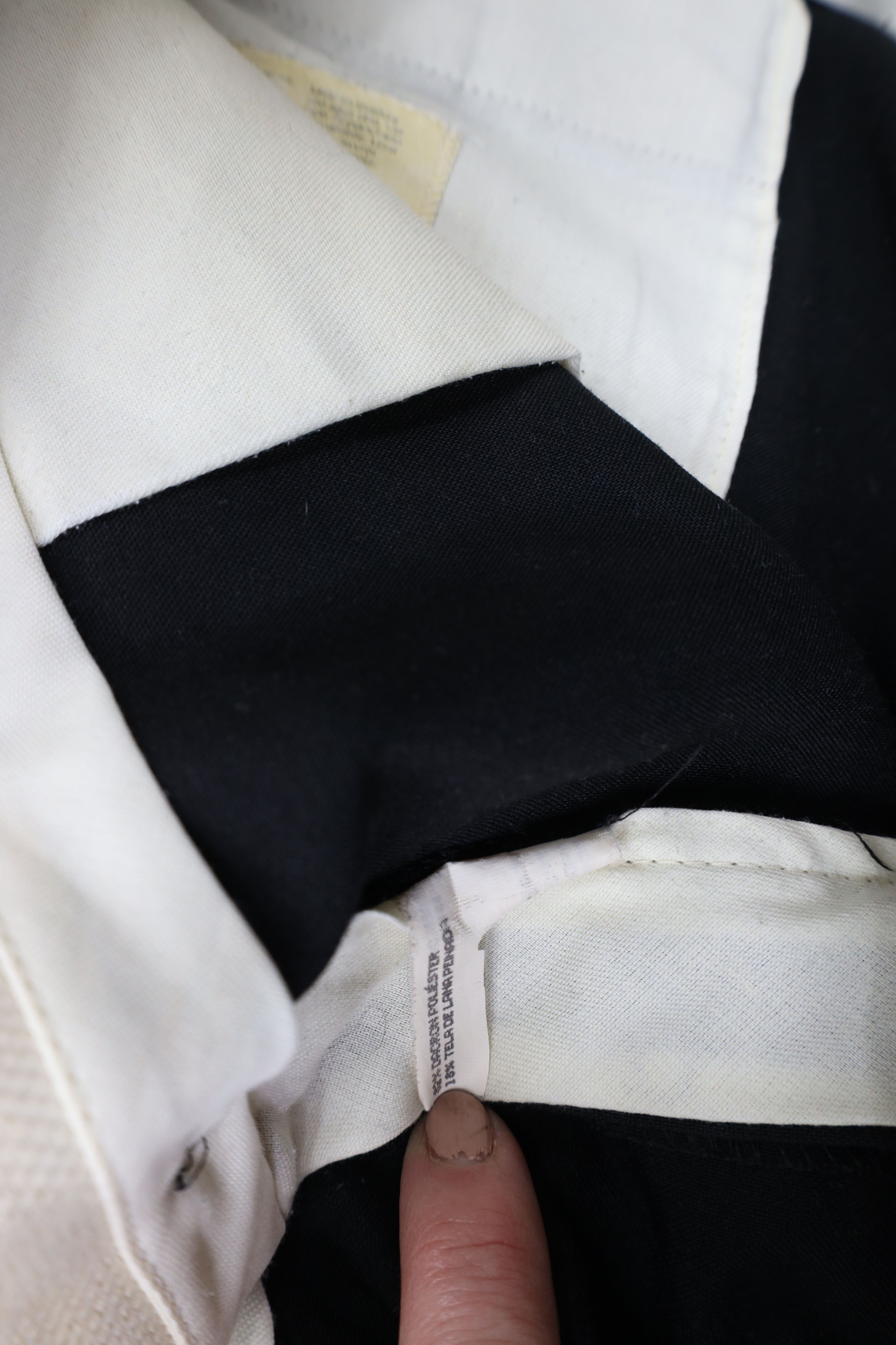 Vintage Vintage 70s Streetwear Wool Blend Wide Leg Chino Pants Size US 34 / EU 50 - 8 Thumbnail