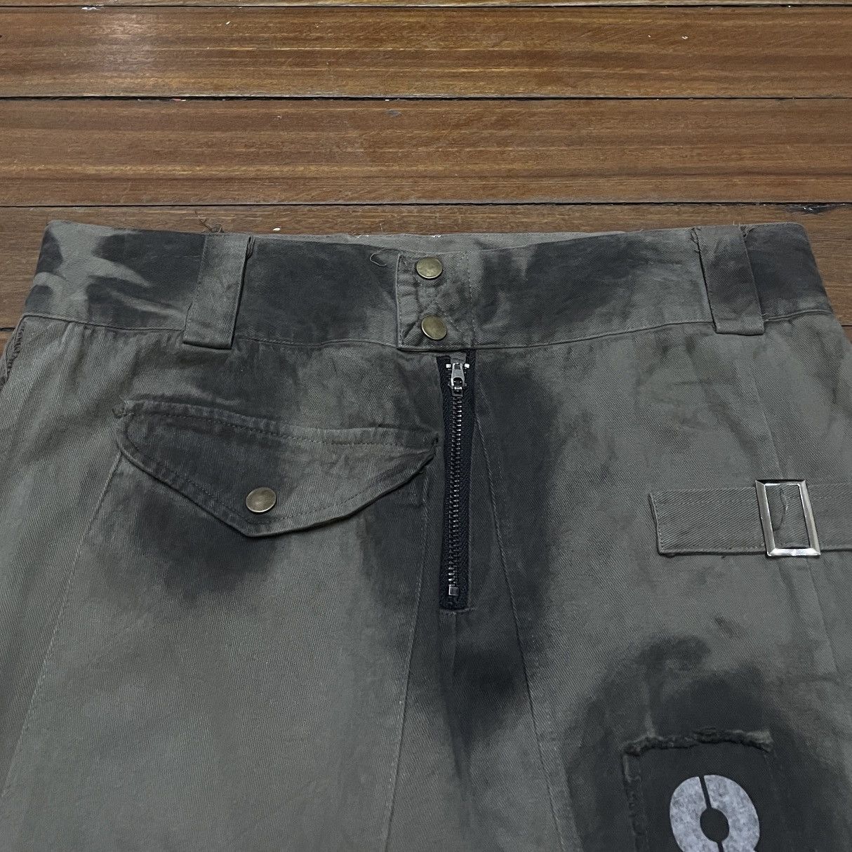 14th Addiction × Japanese Brand × Le Grande Bleu (L.G.B.) Rare Vintage Japanese Brand Order Plus Tactical Pants 2000s Size US 33 - 3 Thumbnail