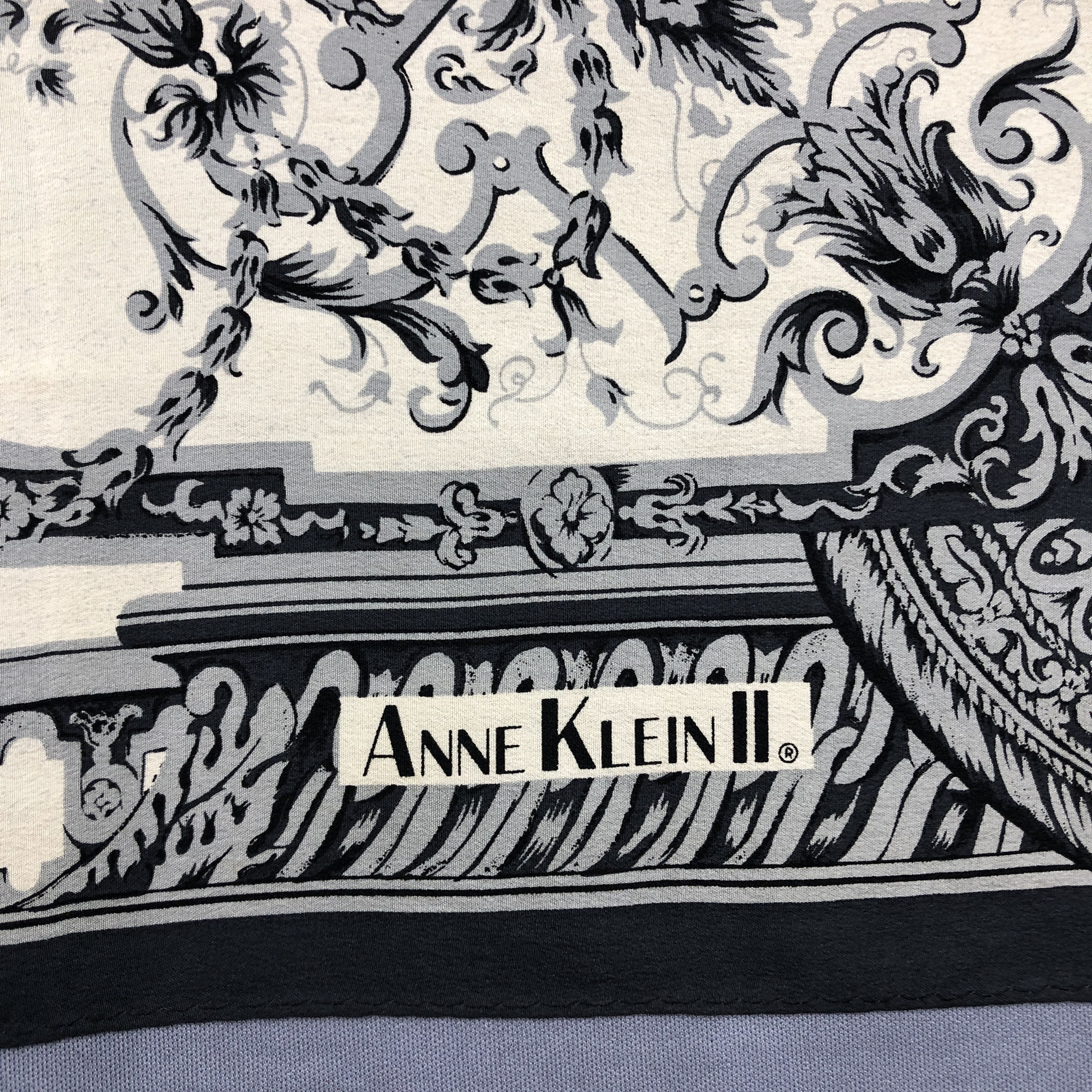Anne Klein Vintage Anne Klein II SILK Scarf Twill Stole Wraps Scarves Size ONE SIZE - 4 Thumbnail