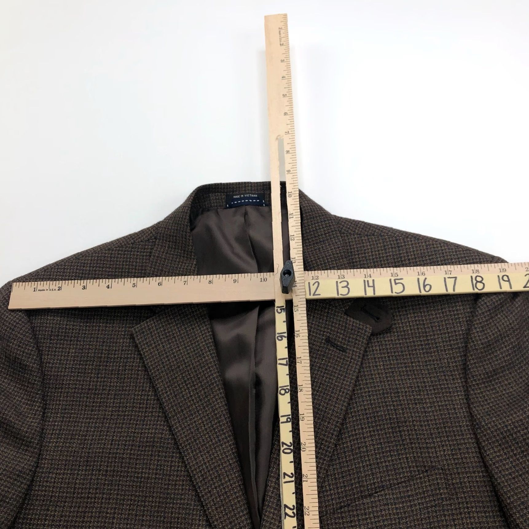 Tommy Hilfiger Tommy Hilfiger Sport Coat Jacket Elbow Patch 42 R Wool Brown Notch Lapel Single-Breasted 2-Button 4-Button Sleeve Vintage No Mens Regular Coat Size US XS / EU 42 / 0 - 5 Thumbnail