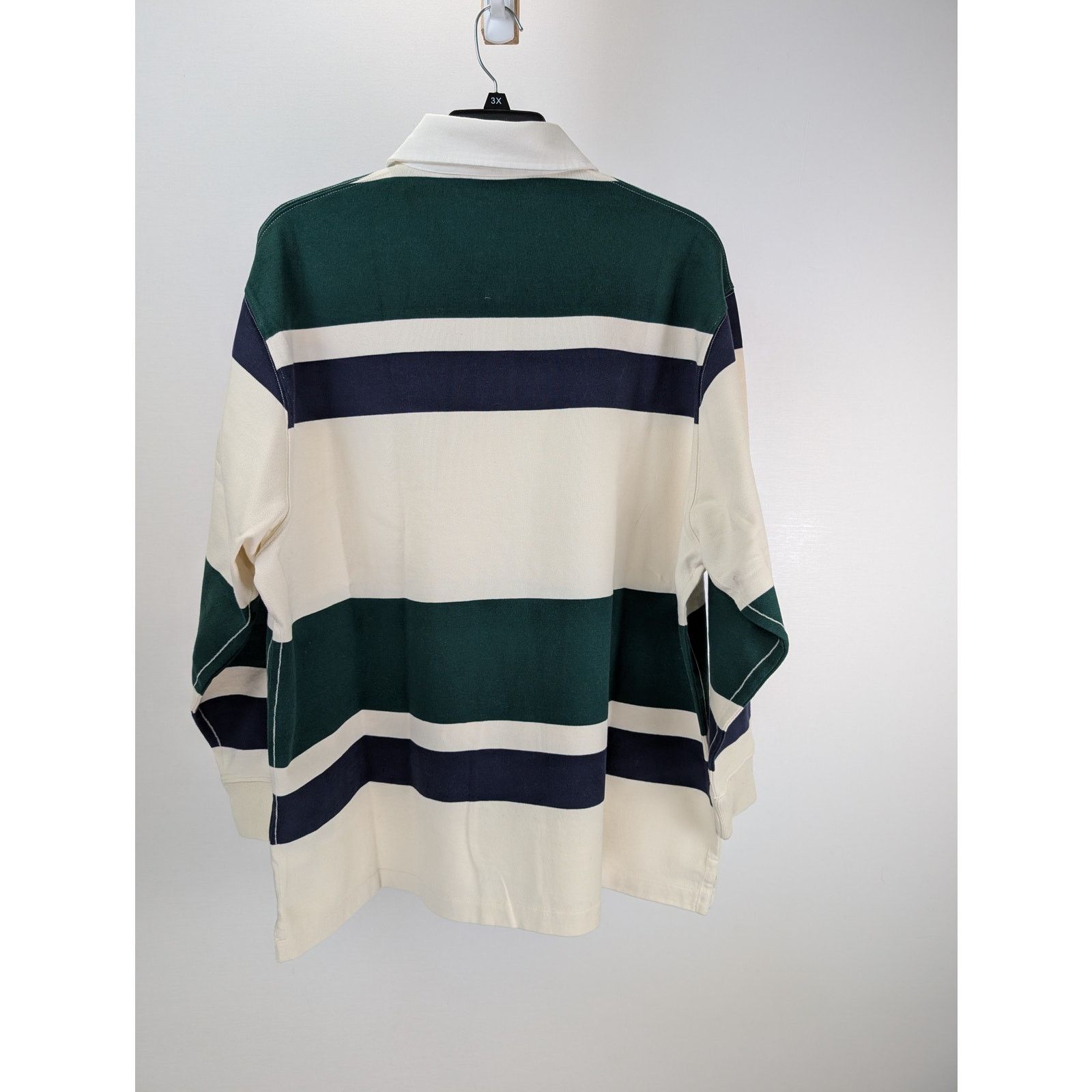 Palm Angels o1rshd1 PA Monogram Rugby Polo in Butter/Red Size US M / EU 48-50 / 2 - 13 Thumbnail