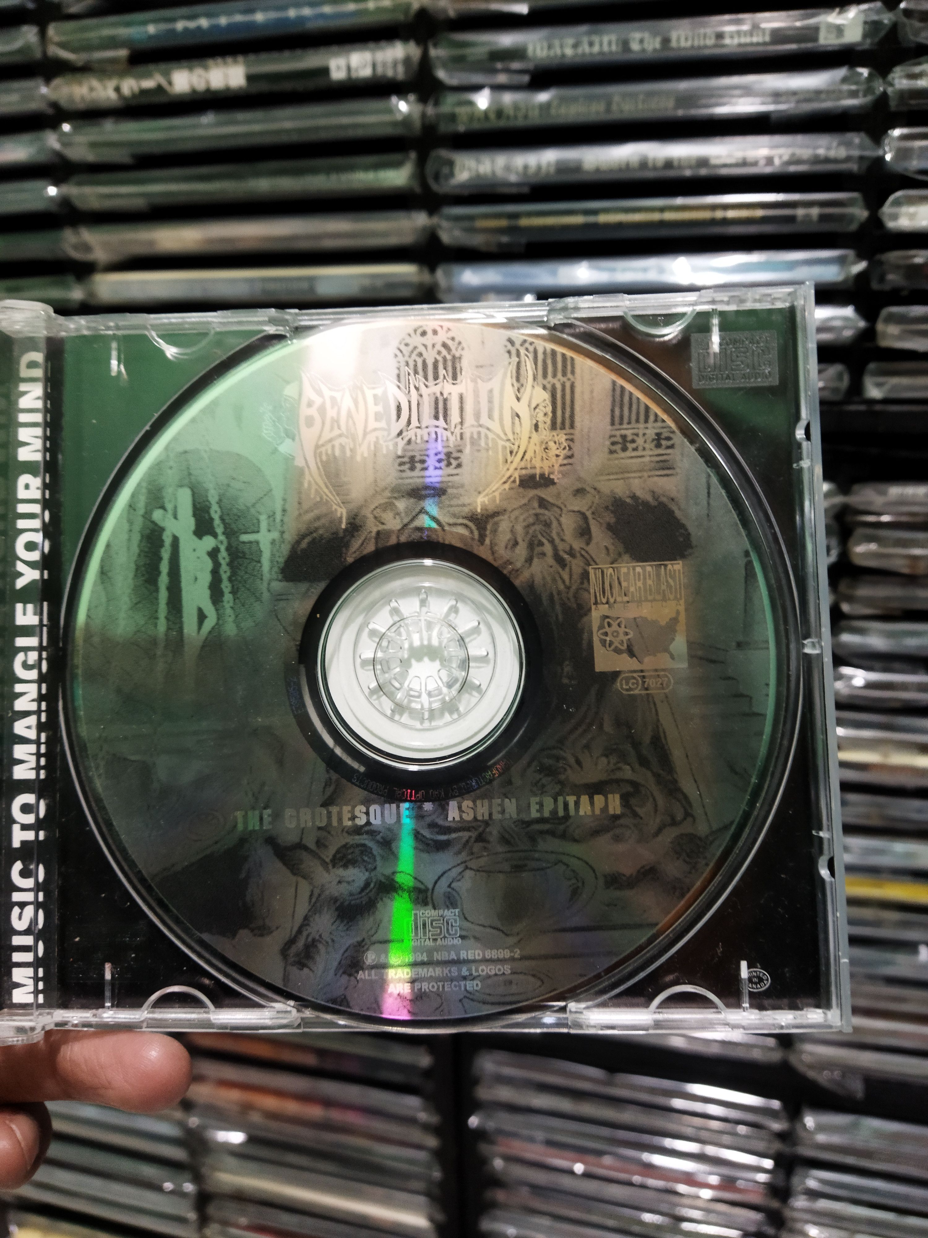 Vintage vintage og BENEDICTION - the grotesque ashen epitaph - CD Size ONE SIZE - 2 Thumbnail