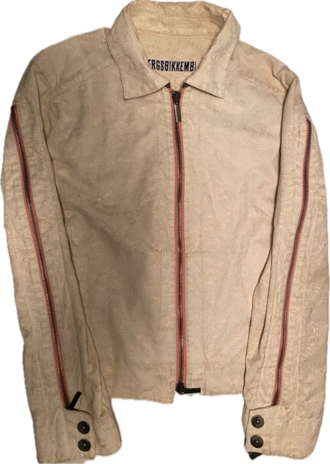 Dirk Bikkembergs ARCHIVE FLORAL PATTERN ZIPPED JACKET | Grailed