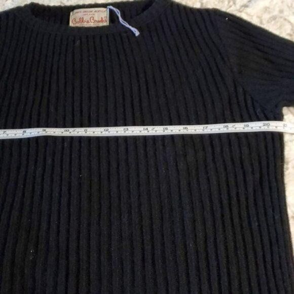 Vintage Bobbie Brooks Vintage Union Tag 100% Orlon Acrylic Black Rib Size L / US 10 / IT 46 - 4 Thumbnail