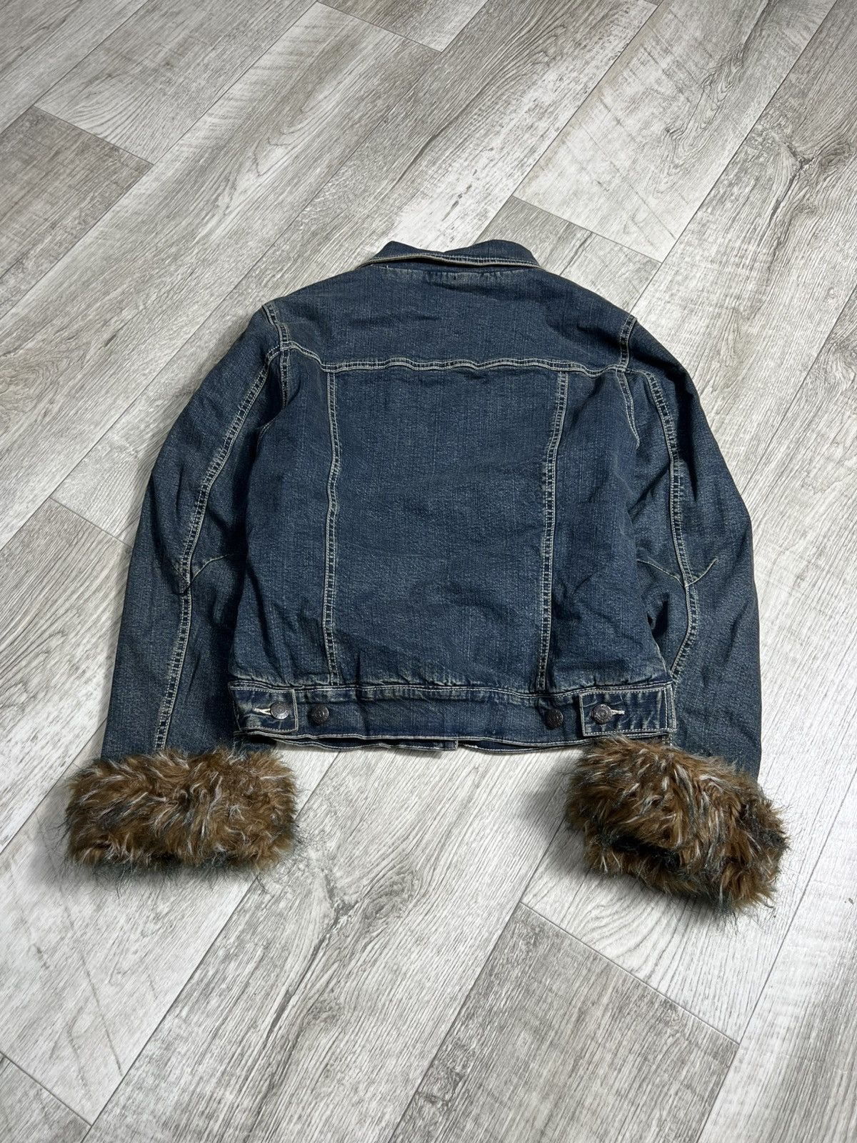 Hysteric Glamour Vintage Faux Fur Denim y2k Jacket Hysteric Glamour LGB 00s Size M / US 6-8 / IT 42-44 - 5 Thumbnail