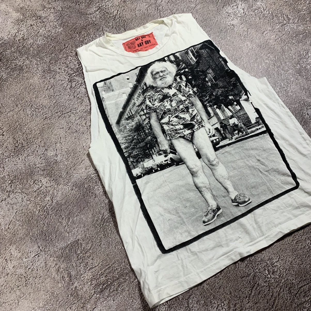 Vintage Vintage Y2K Graphic Tank Top Funny Print Streetwear Baggy L Size US L / EU 52-54 / 3 - 3 Thumbnail