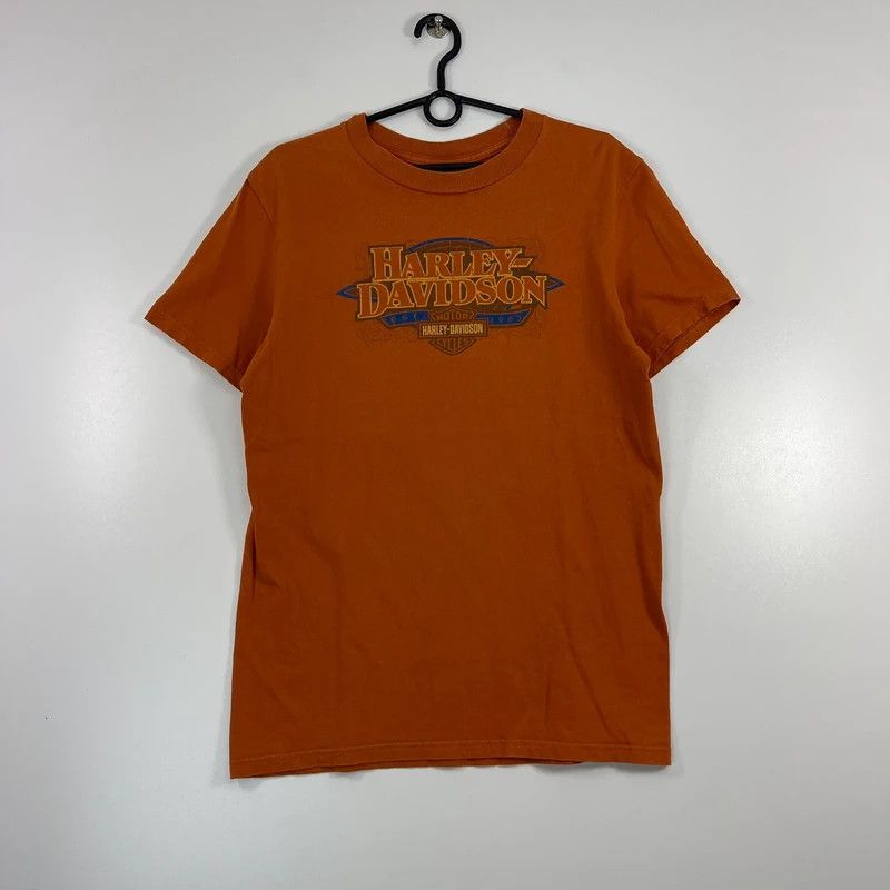 Harley Davidson Harley Davidson Boston T Shirt Big Logo USA Sz M Size US M / EU 48-50 / 2 - 3 Thumbnail
