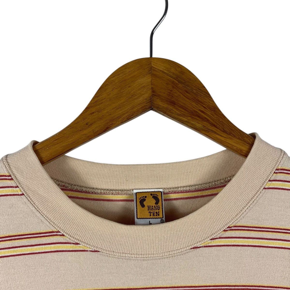 Hang Ten × Vintage Vintage HANG TEN stripe tee shirt Size US L / EU 52-54 / 3 - 5 Thumbnail