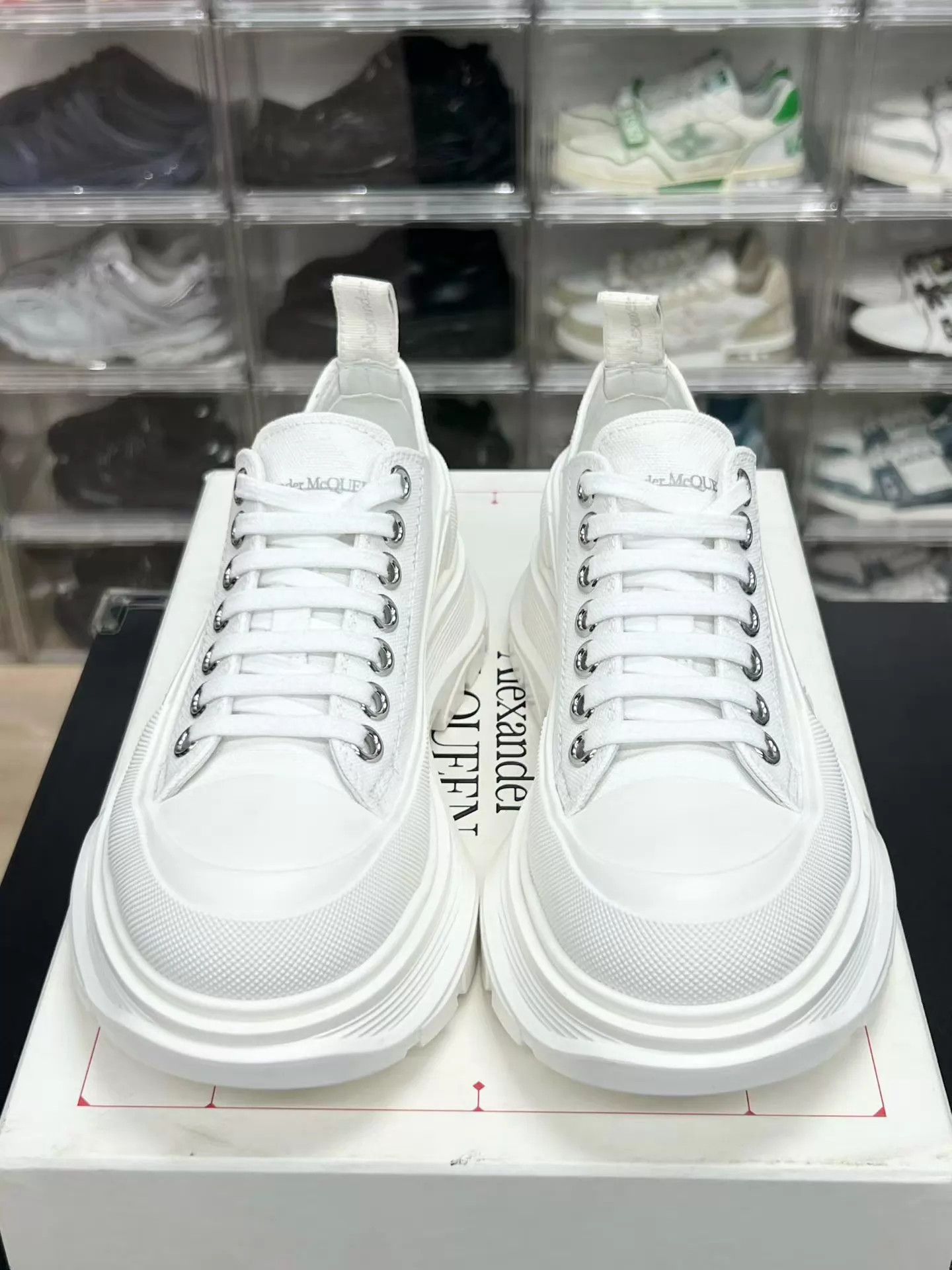 Alexander McQueen McQueen Martin boots low-top all white 37 great cond Size US 6.5 / IT 36.5 - 2 Thumbnail