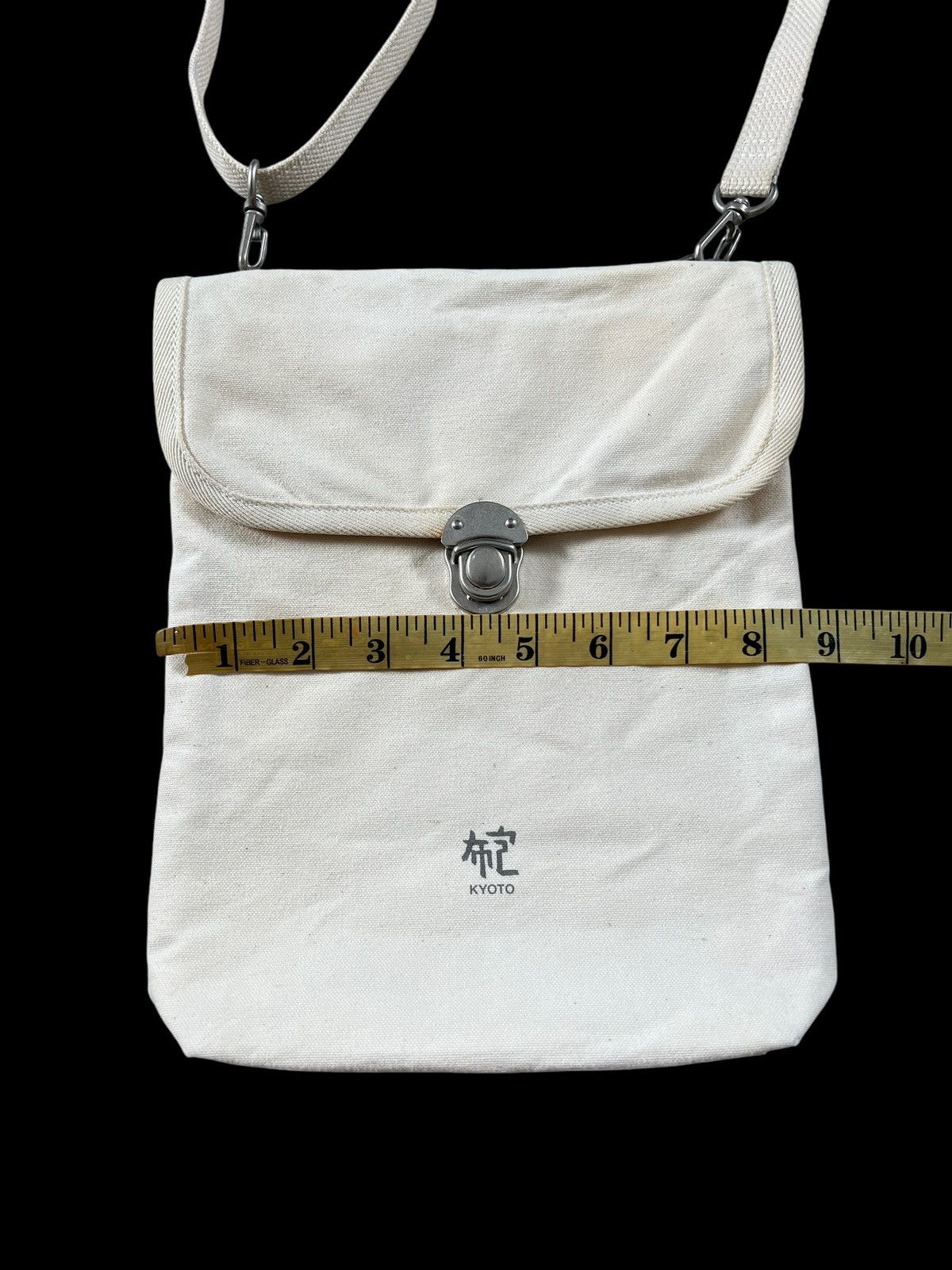 Handmade × Ichizawa Shinzaburo Hanpu × Japanese Brand Ichizawa Shinzaburo Hanpu 🇯🇵 Canvas Sling Bag Size ONE SIZE - 17 Thumbnail