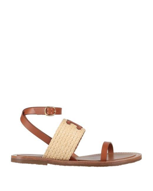 Celine celine lympia strap sandal in raffia and calfskin Size US 9 / IT 39 - 1 Preview