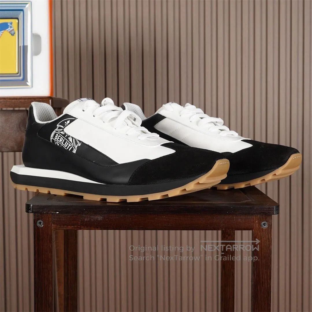 Berluti Berluti Suede and Mesh Sneakers for Men. Size US 11.5 / EU 44-45 - 1 Thumbnail