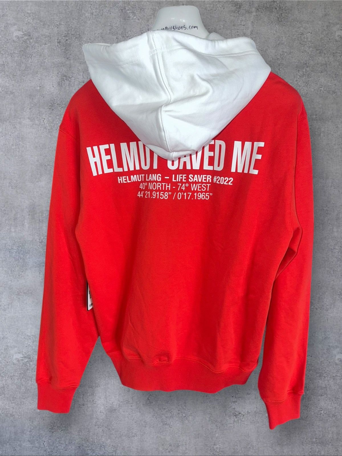 Helmut Lang HELMUT LANG LIFEGAURD LIFESAVER HOODIE SIZE M Size US M / EU 48-50 / 2 - 2 Thumbnail