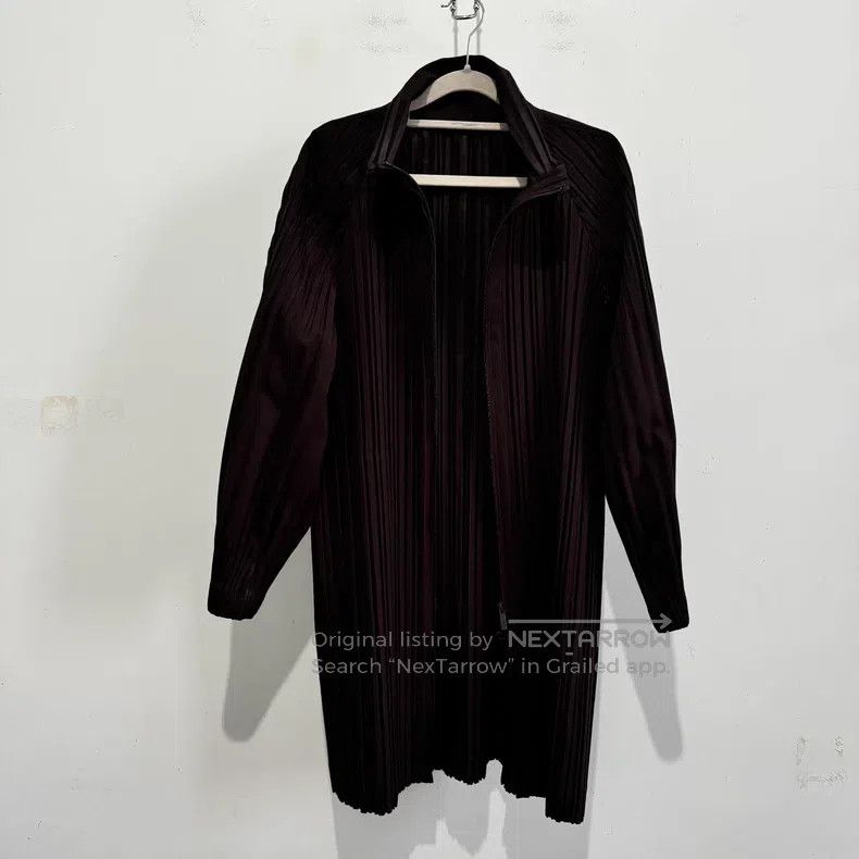 Issey Miyake Issey Miyake Black Trench Coat Size L / US 10 / IT 46 - 1 Thumbnail