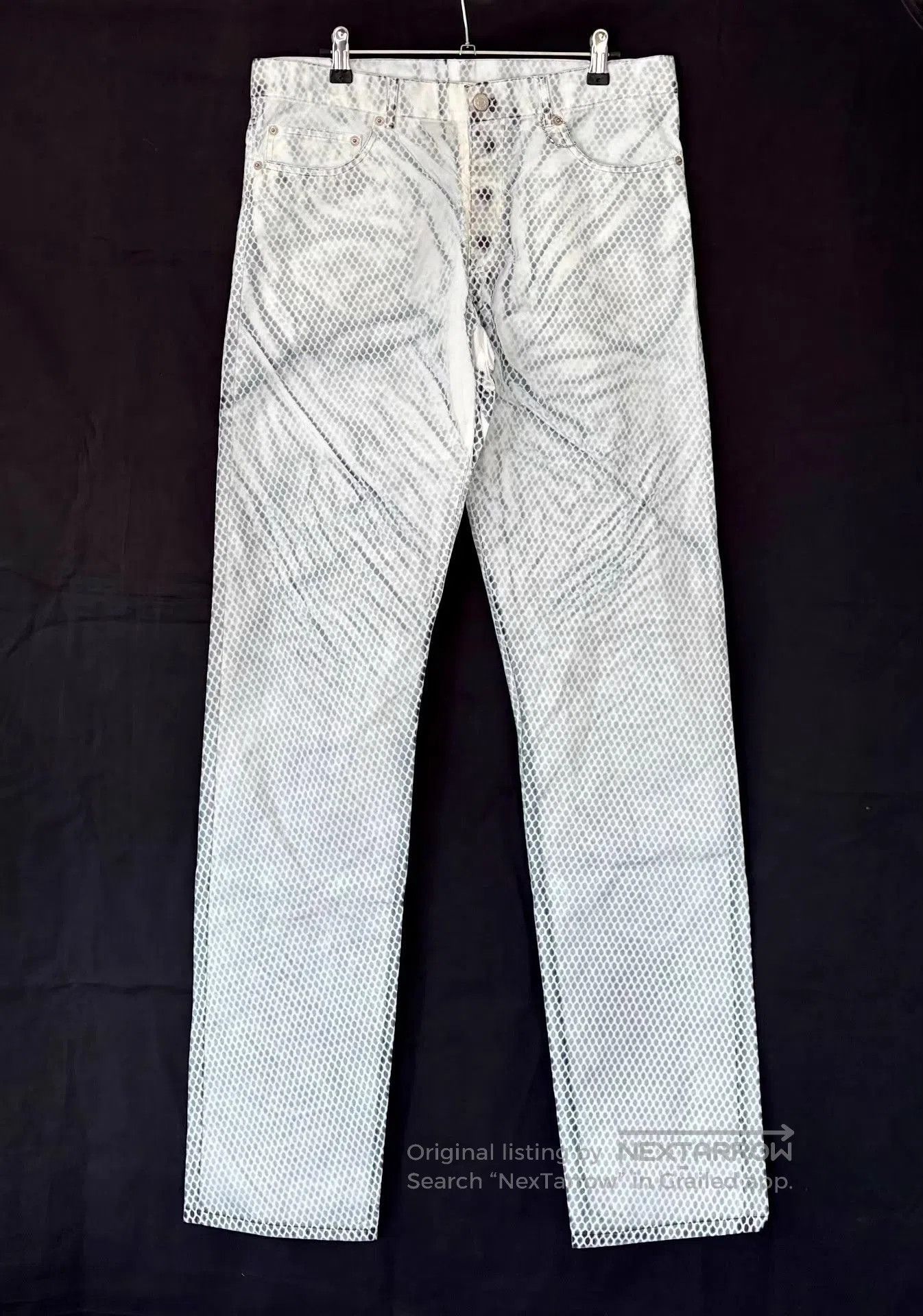 KANGHYUK Multi Pattern Denim Pants Size 36. Size US 36 / EU 52 - 1 Thumbnail