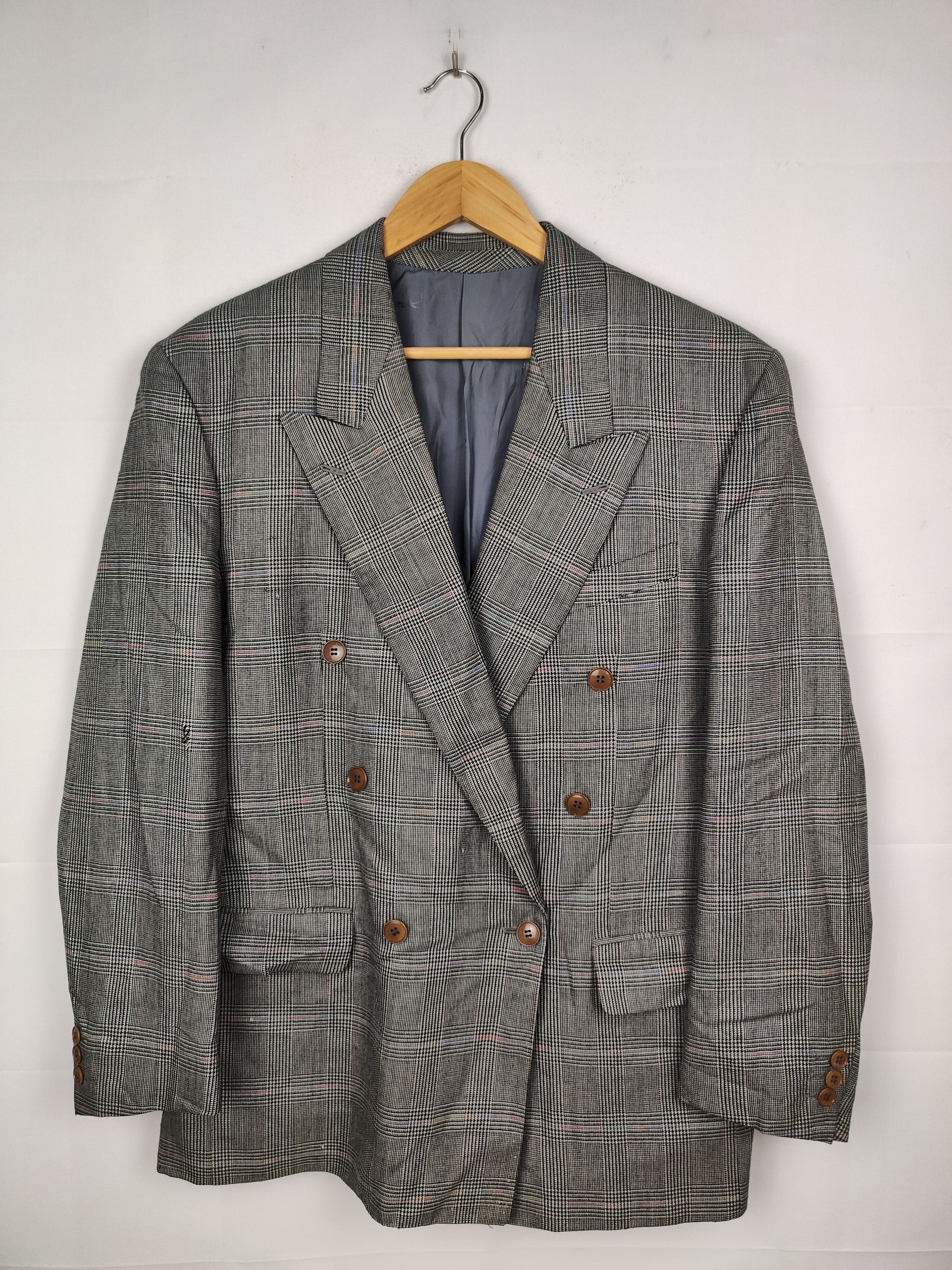 Kenzo Kenzo Paris Tartan Double Breasted Blazer Size 40L - 1 Thumbnail