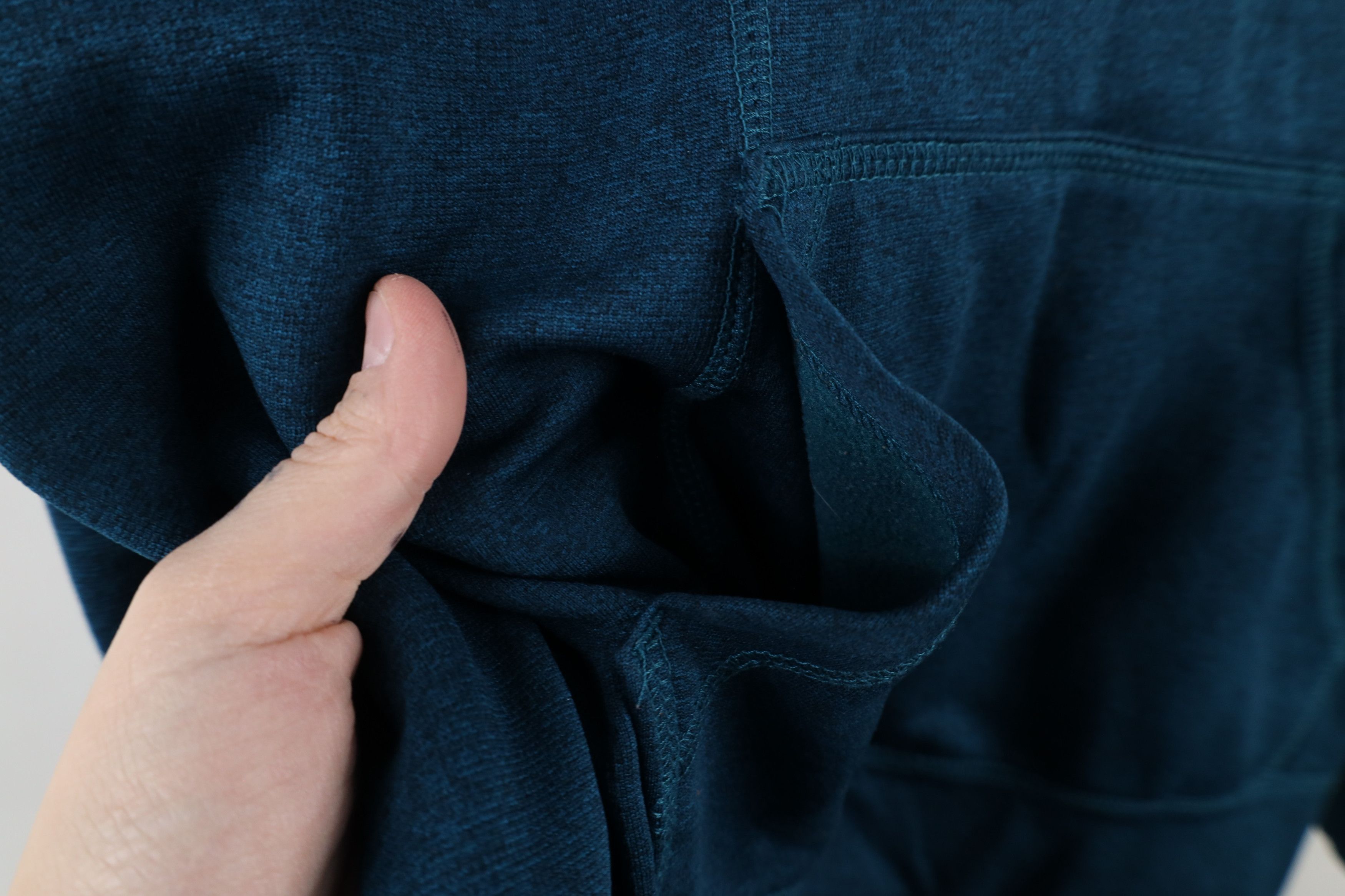 Carhartt × Vintage Vintage Y2K Carhartt Knit Hoodie Sweatshirt Heather Blue Size S / US 4 / IT 40 - 6 Thumbnail