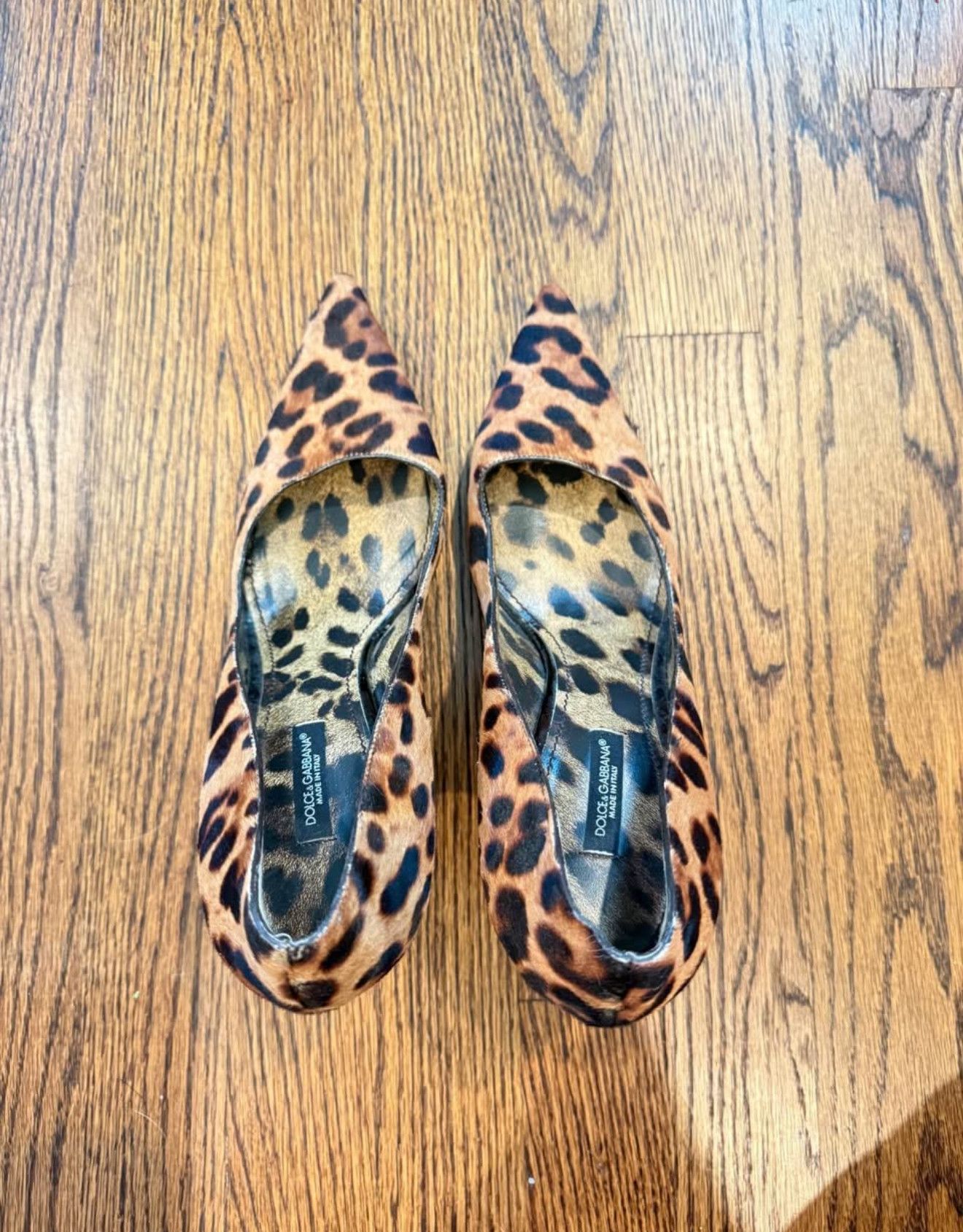 Dolce & Gabbana Leopard-print pony hair Size US 9.5 / IT 39.5 - 2 Thumbnail