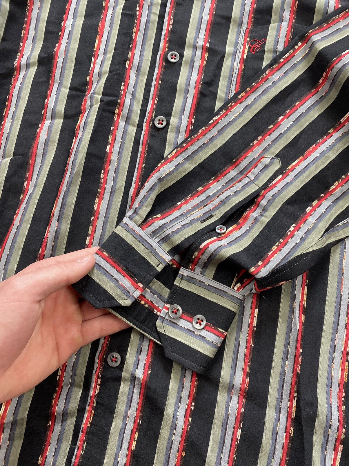 Carlo Colucci × Vintage Havaii Vintage Carlo Colucci Overprinted Shirt Japan Y2K Size US L / EU 52-54 / 3 - 4 Thumbnail